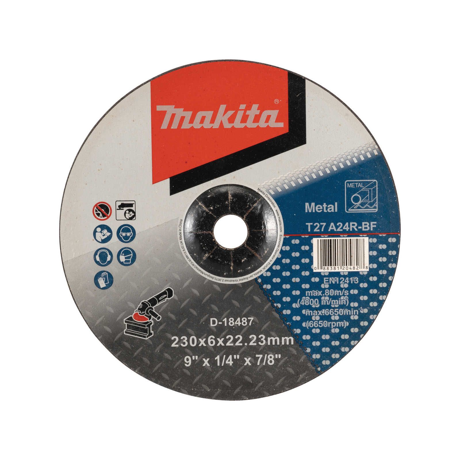 Makita 230 x 6 x 22.23mm Metal Grinding Disc Bunnings Australia