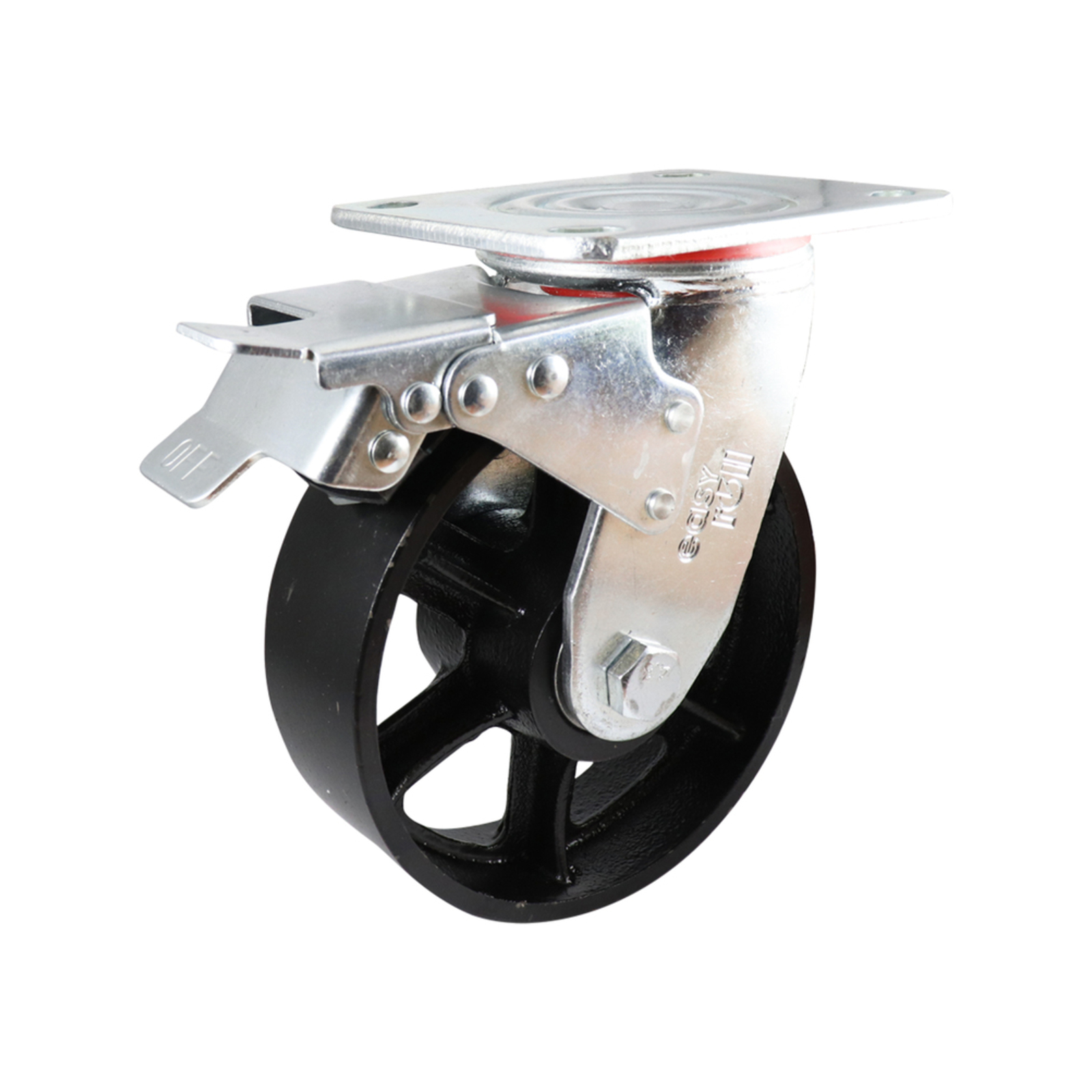Easyroll 150mm 410kg J3 Series Cast Iron Castors Bunnings Australia