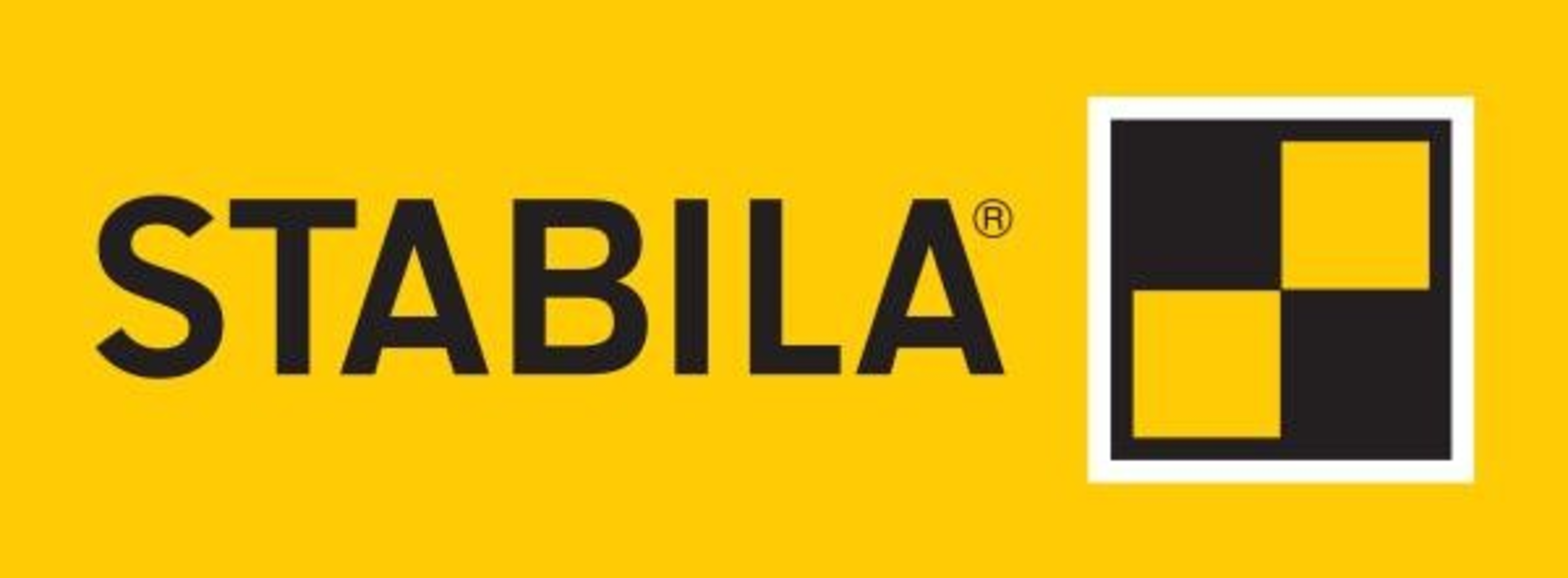 yellow and black logo -stabila