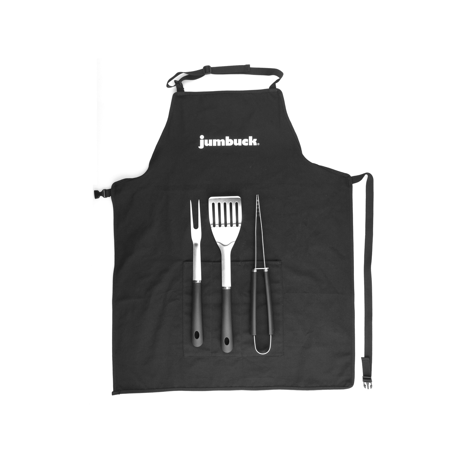 Jumbuck 3 Piece BBQ Tool Set With Apron Bunnings Australia