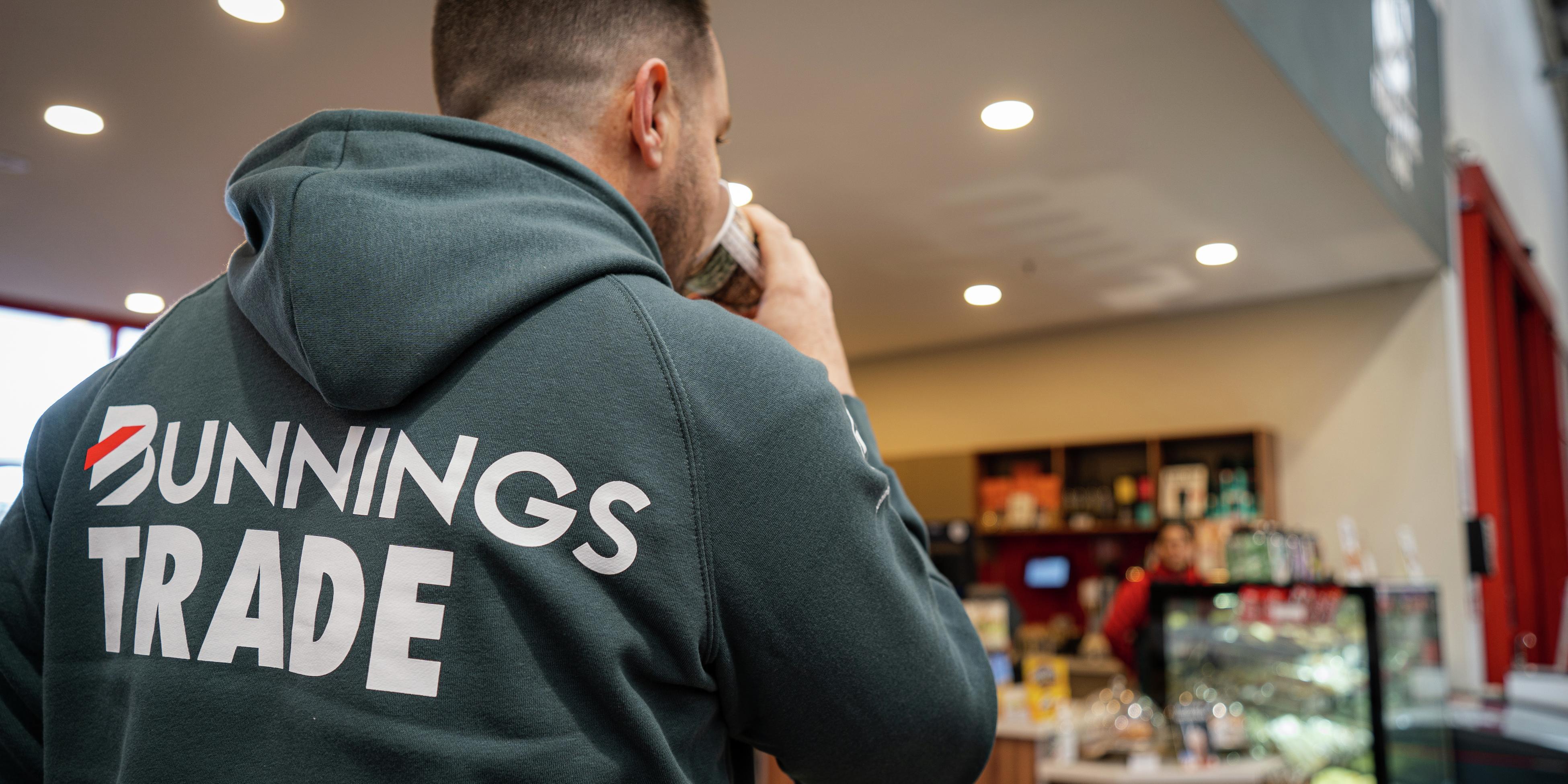 Bunnings store trade hoodie