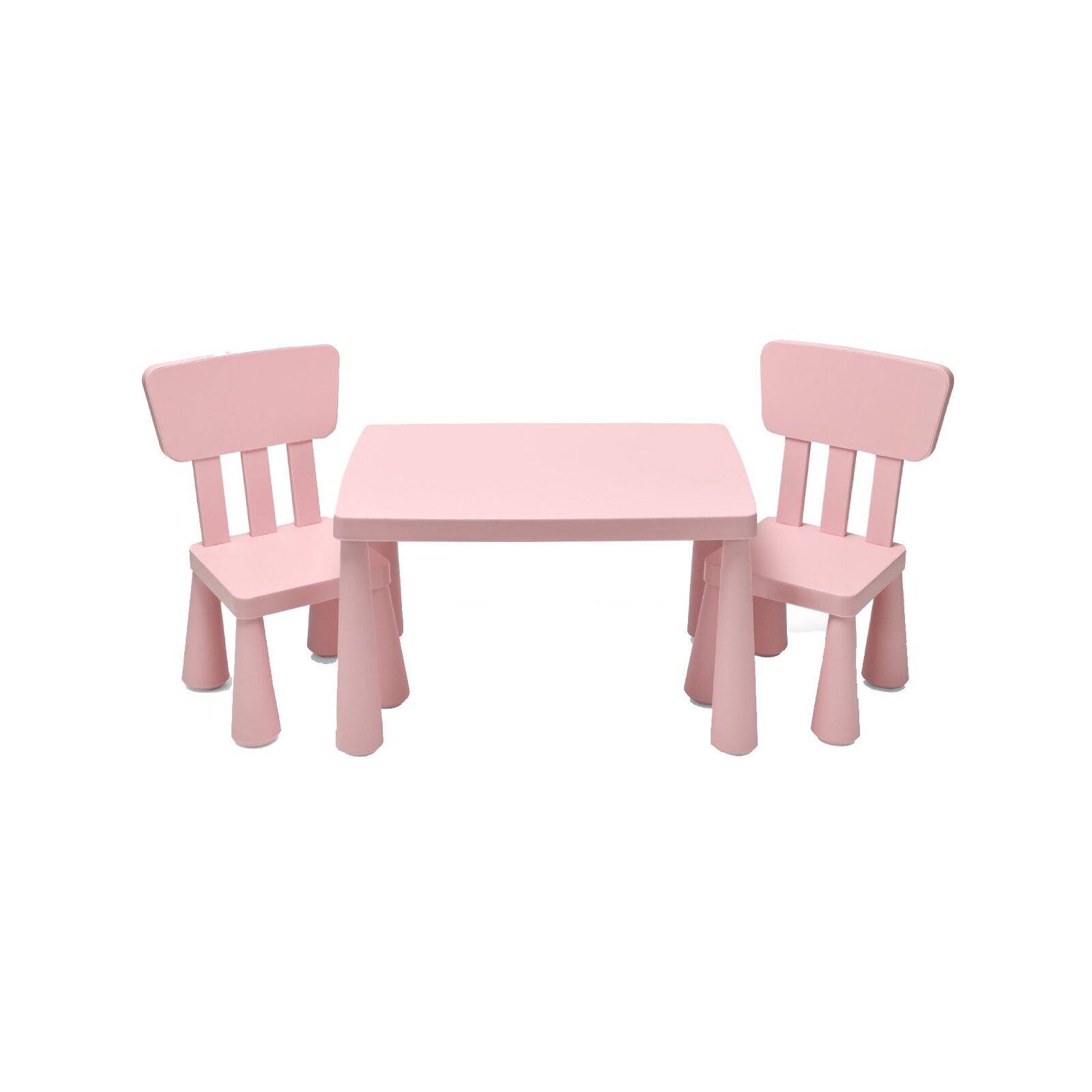 Costway Kids Table and Chairs Set Study Playing Pink Bunnings Australia