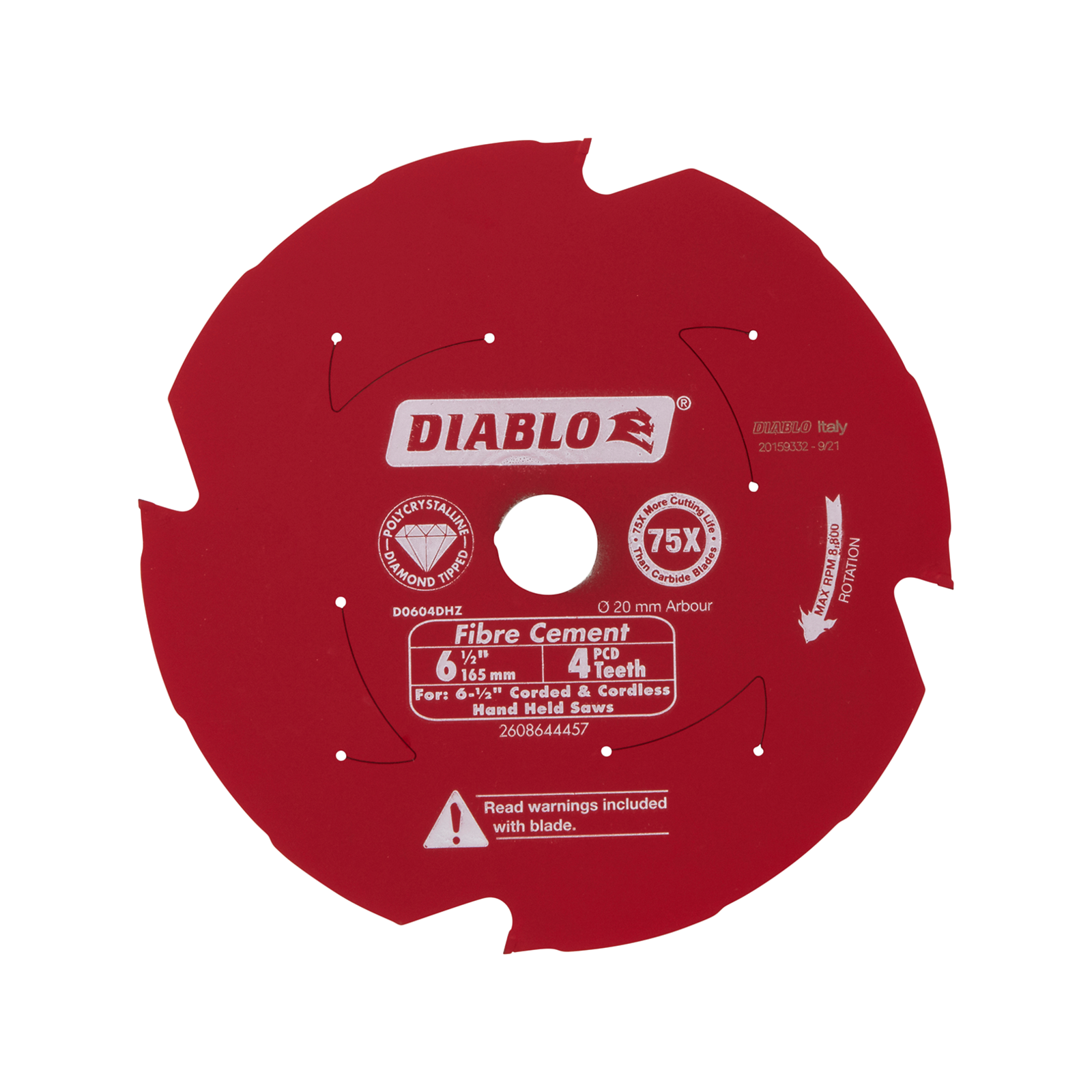 Diablo 165mm 4T Fibre Cement Circular Saw Blade Bunnings Australia