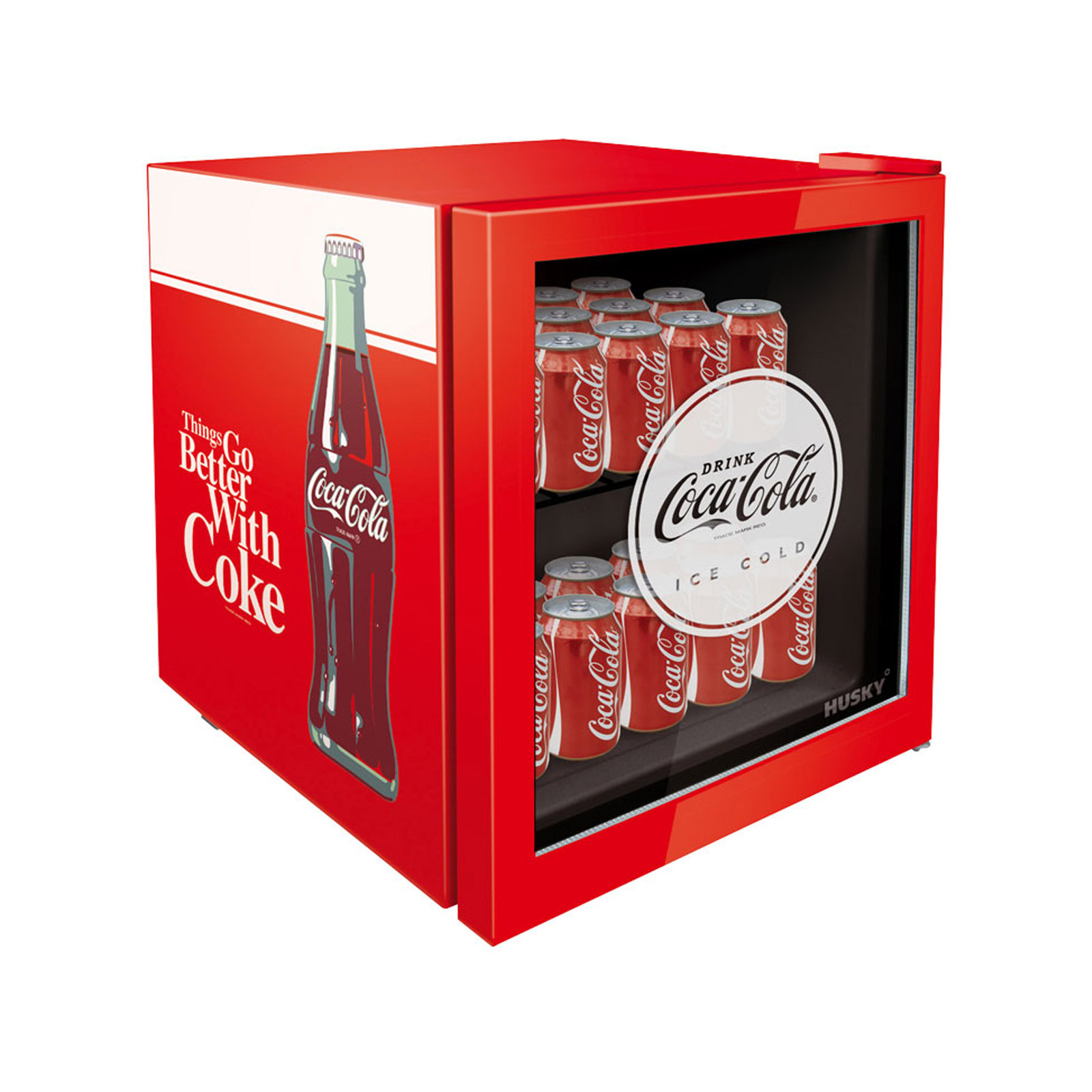 Husky 48L Glass Door CocaCola Countertop Bar Fridge Bunnings Australia
