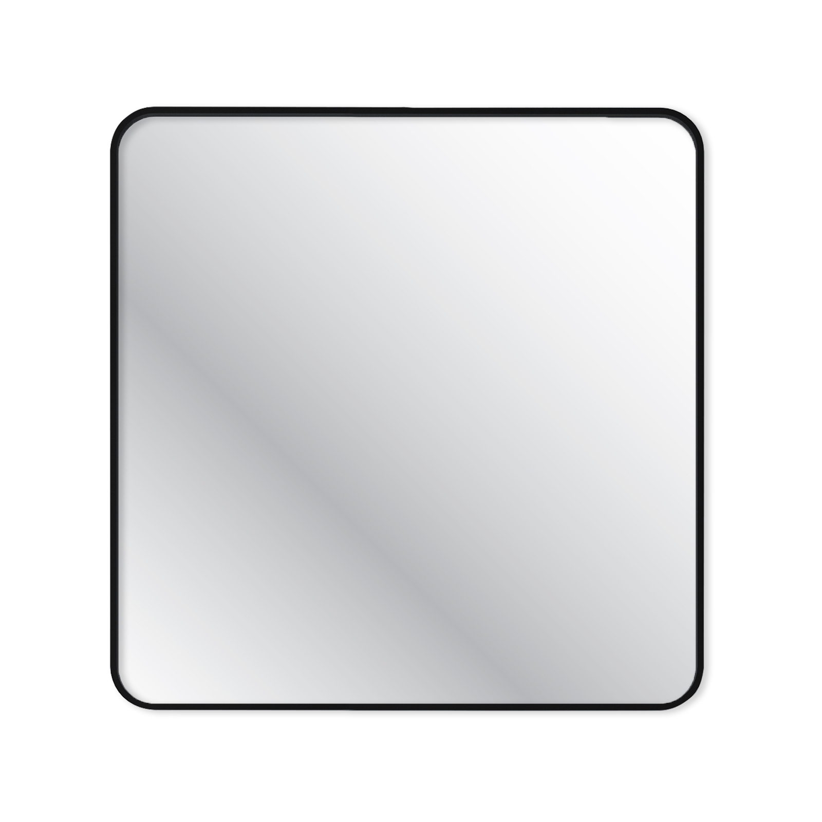 Home Design 80cm Black Framed Square Mirror Bunnings Australia