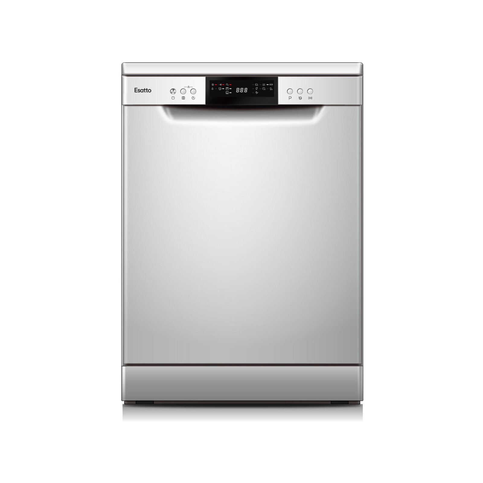 Esatto 60cm S/Steel Dishwasher with Cutlery drawer EDW7CS Bunnings