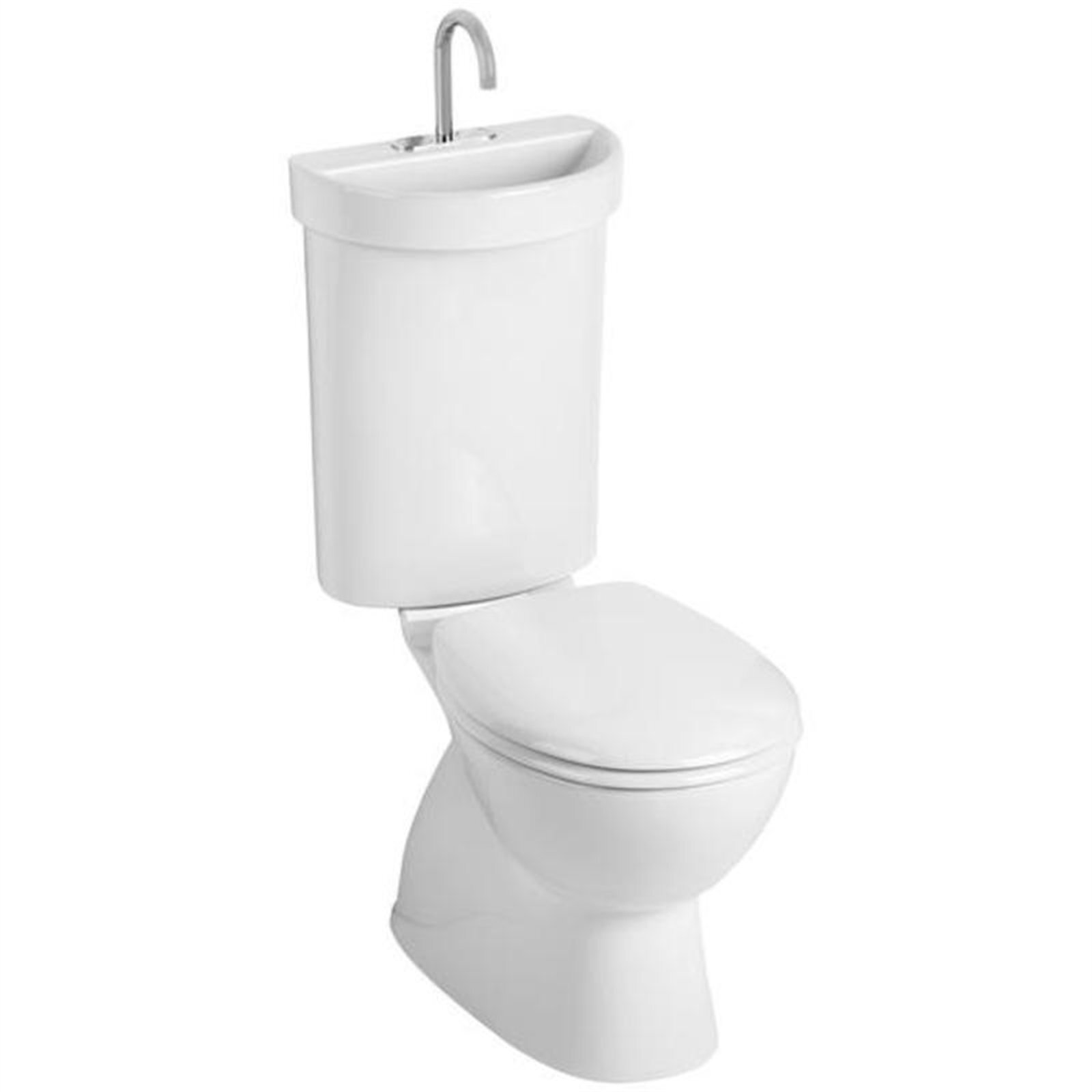Caroma WELS 5 Star, 4.5L/Min Profile 5 Deluxe S Trap Toilet Suite