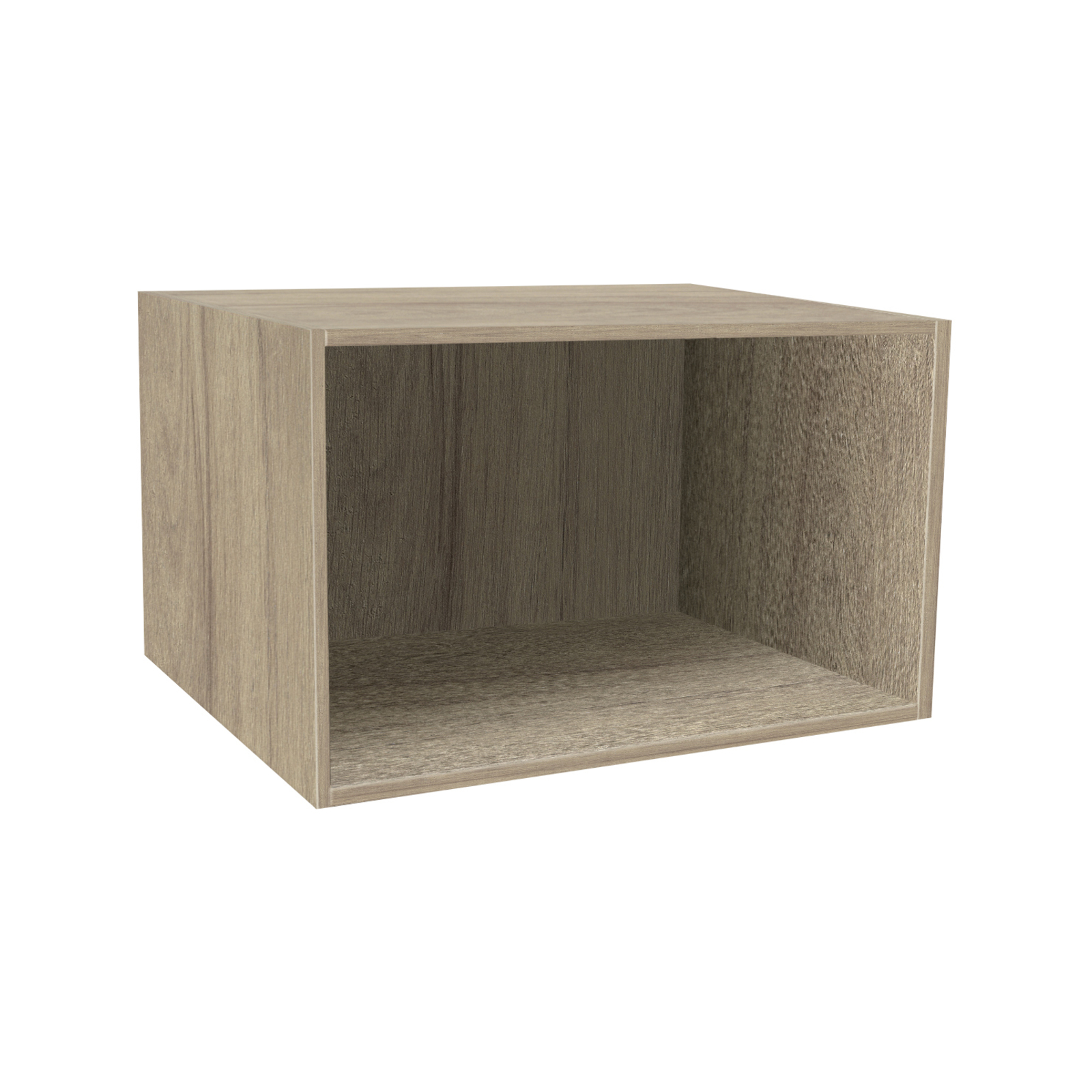 Kaboodle 400-499mm Maplenut Customisable Deep Open Slimline Shelf ...