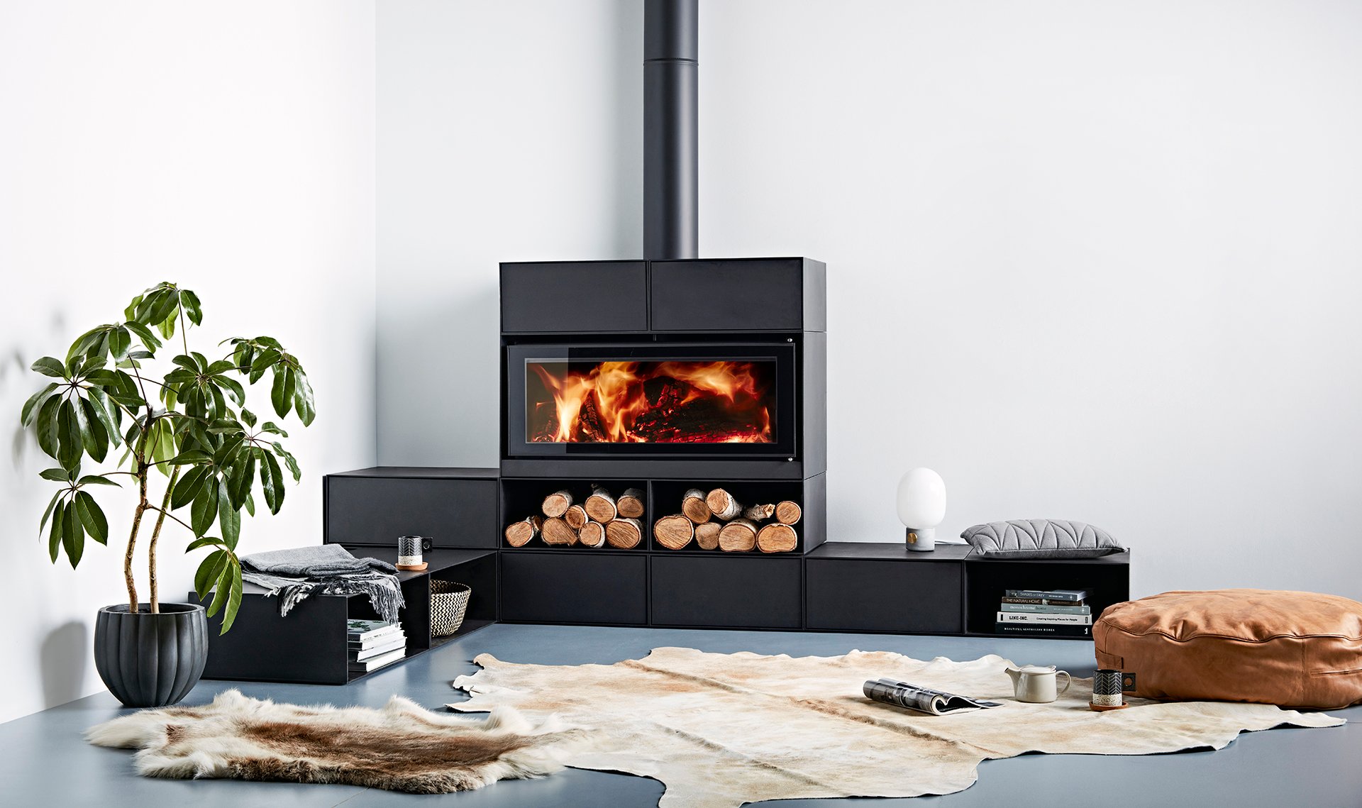 Scandia Supremacy 300 Indoor Wood Heater - Bunnings Australia