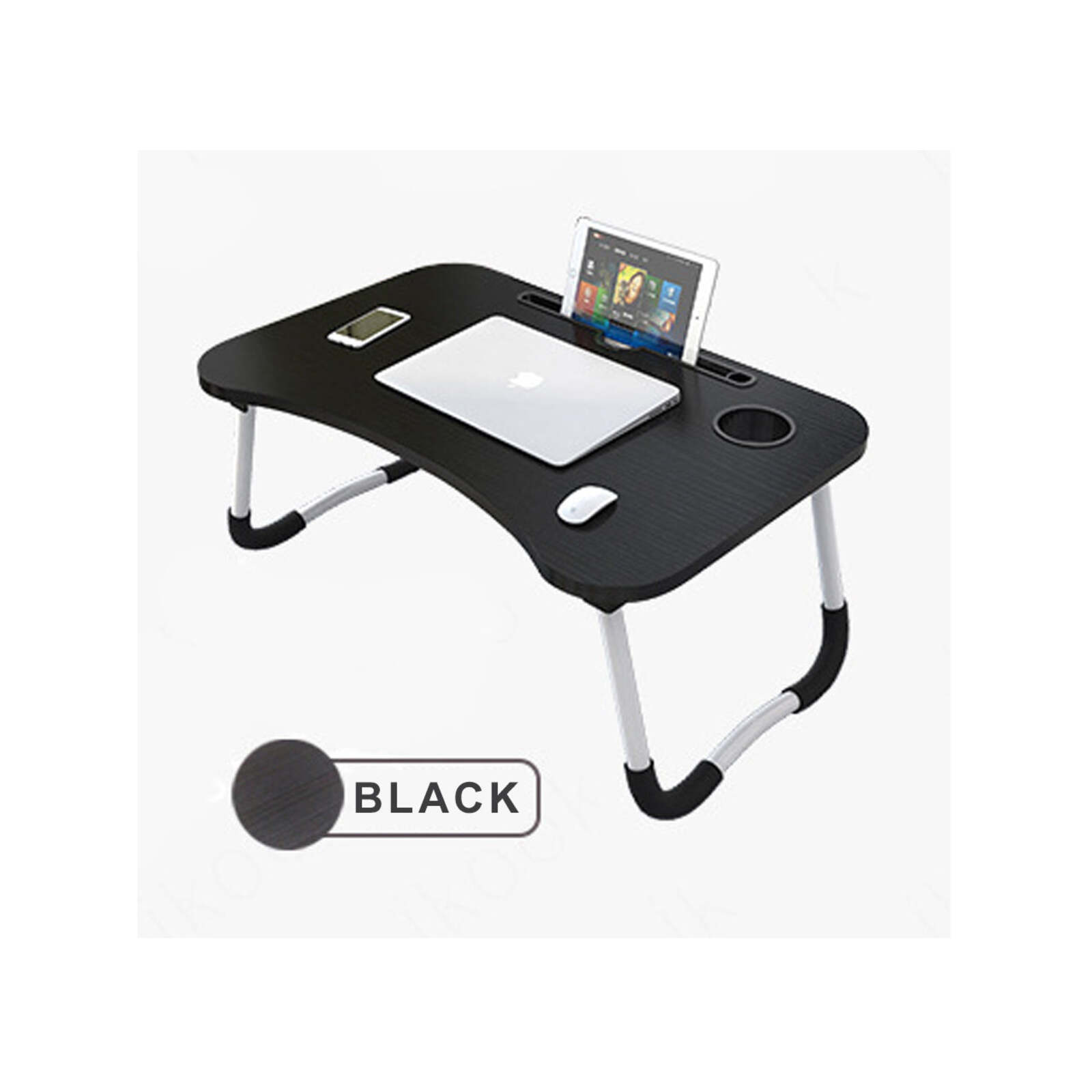 Portable Foldable Adjustable Desk Laptop Stand Bed Table Tray