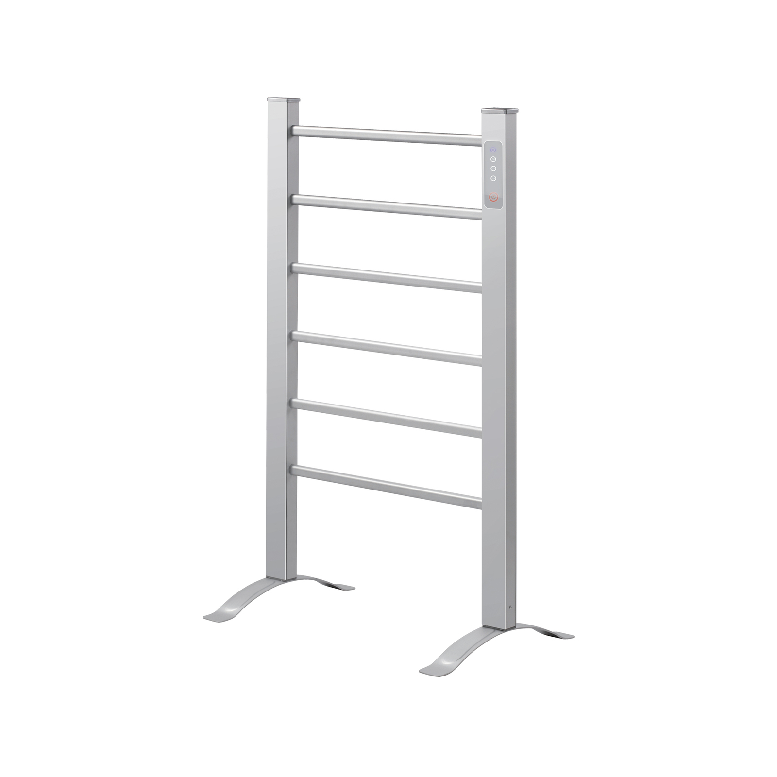 Barelli Brushed Aluminium 6 Bar Square Freestanding Heated Towel Rail -  Bunnings New Zealand