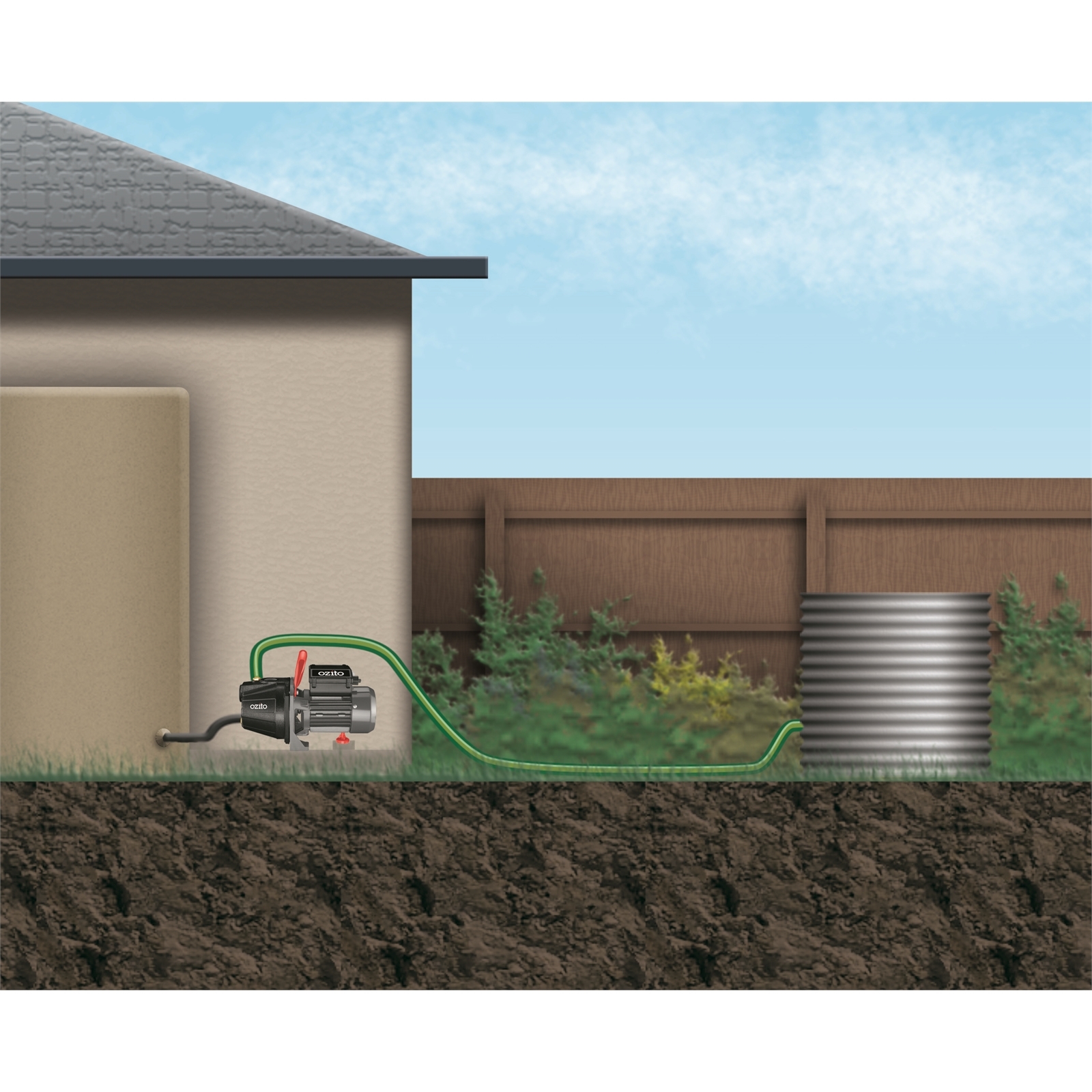 Ozito 600W Transfer Water Pump Bunnings New Zealand