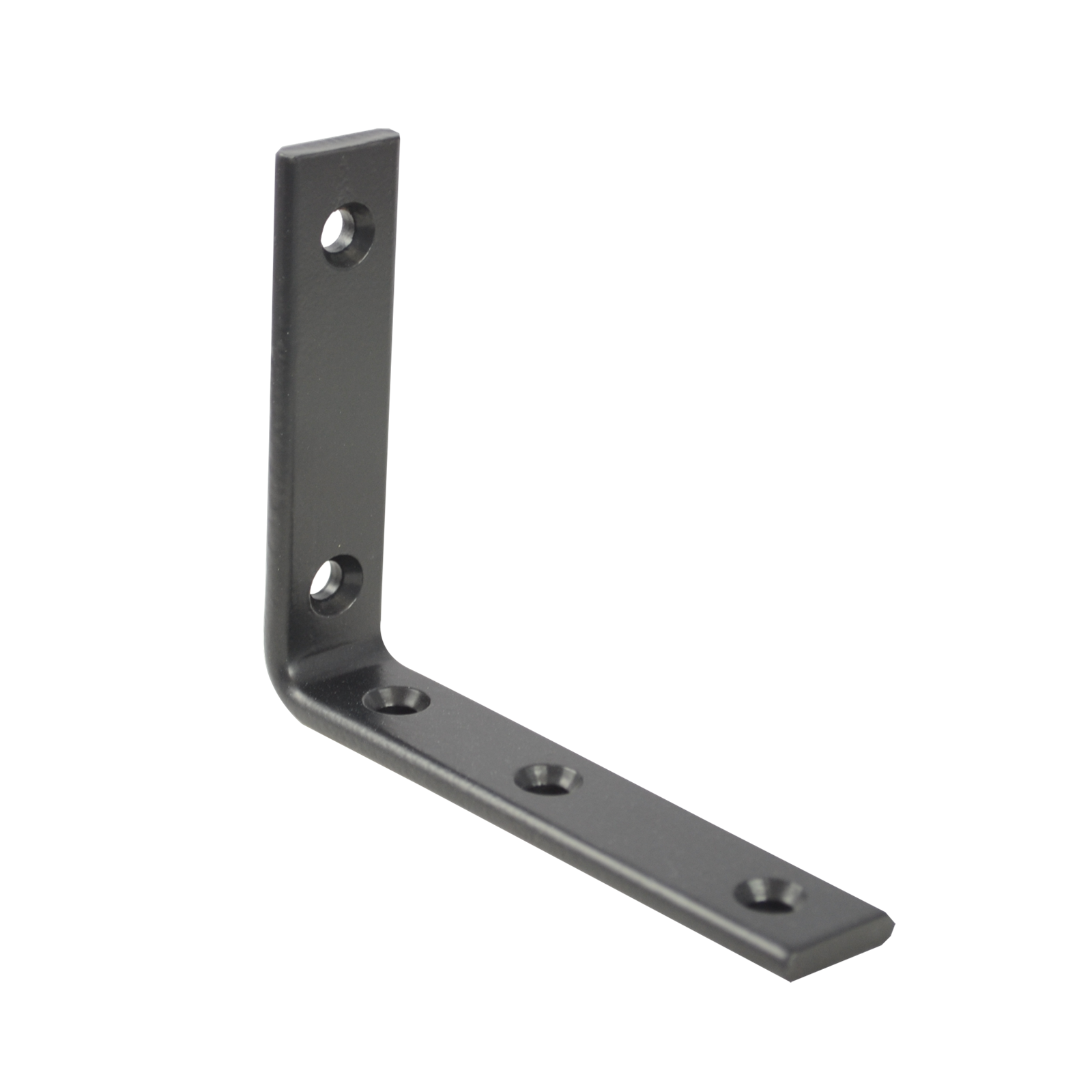 Carinya 100 x 125 x 25 x 6mm Black Heavy Duty Manhattan Angle Bracket ...