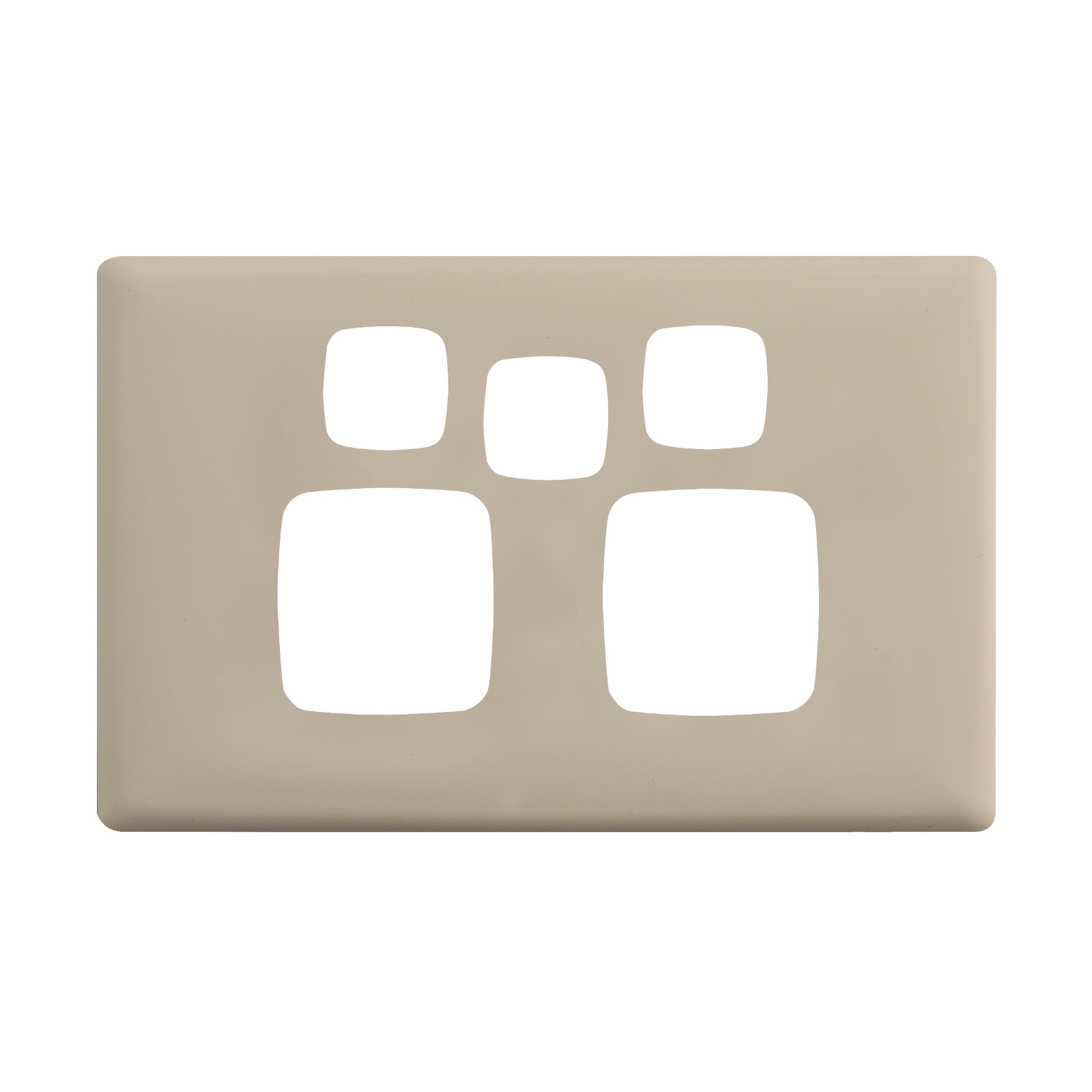 HPM LINEA Double Powerpoint With Extra Hole Coverplate - Ghost Gum ...