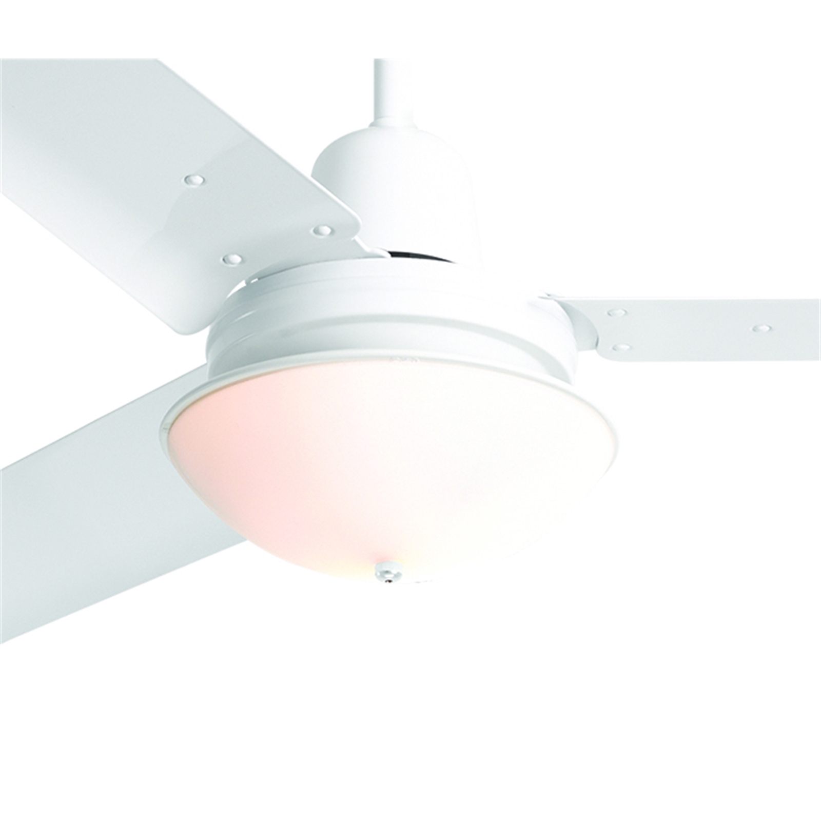 HPM 245 x 90mm White Oyster Light - Suits HPM Ceiling Fans - Bunnings  Australia