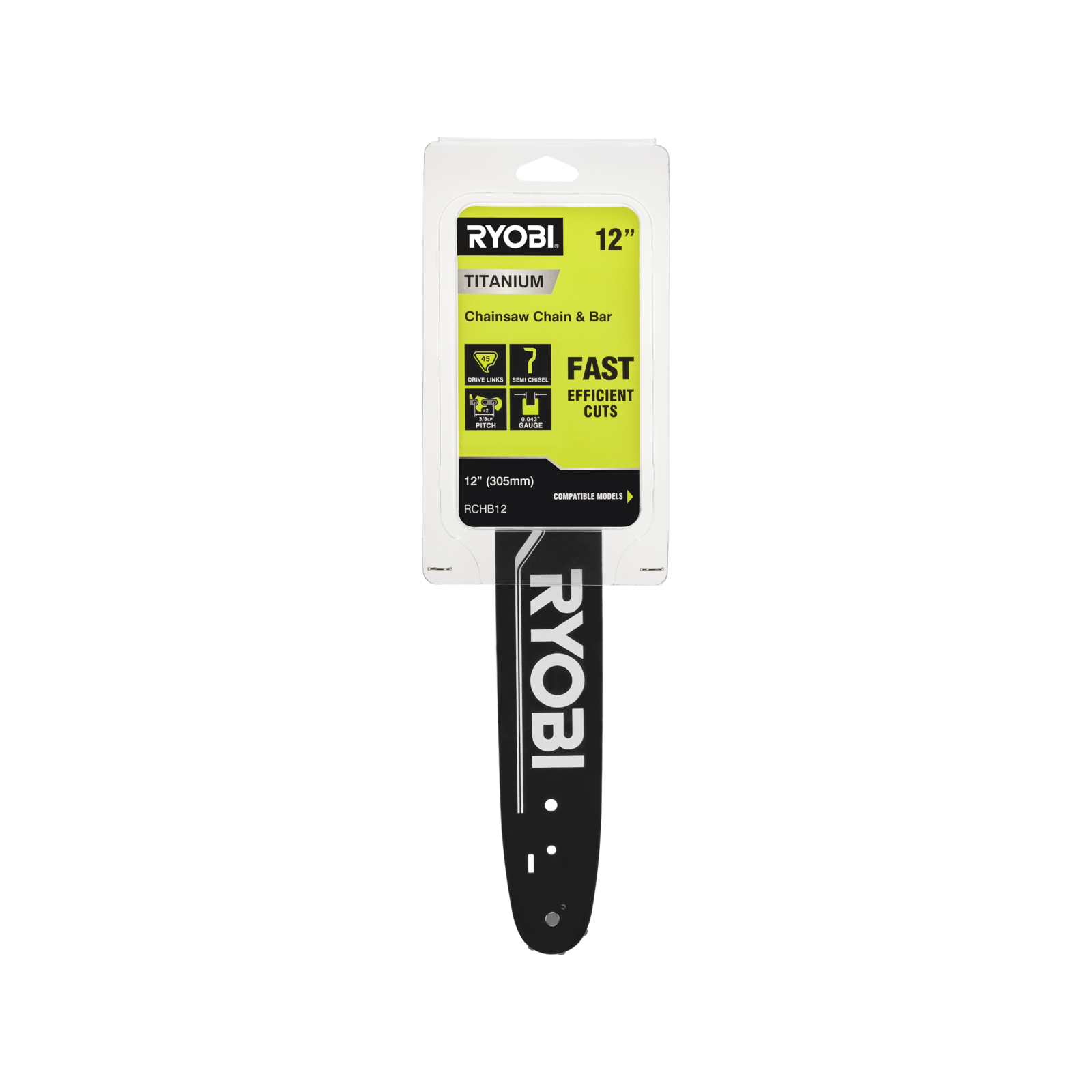 Ryobi 12” Titanium Chainsaw Chain And Bar Combo Bunnings Australia