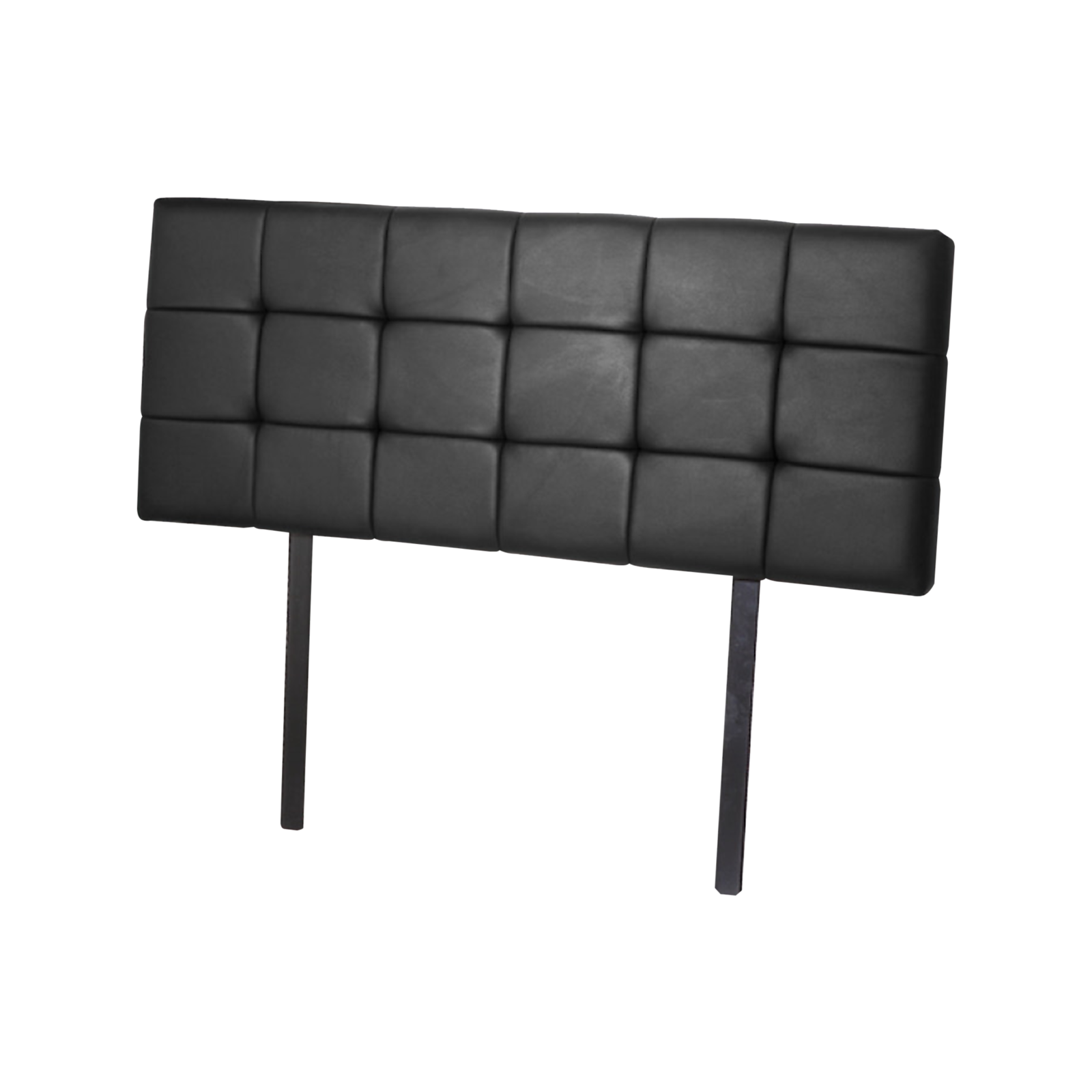 PU Leather Queen Bed Deluxe Headboard Bedhead Black Bunnings Australia