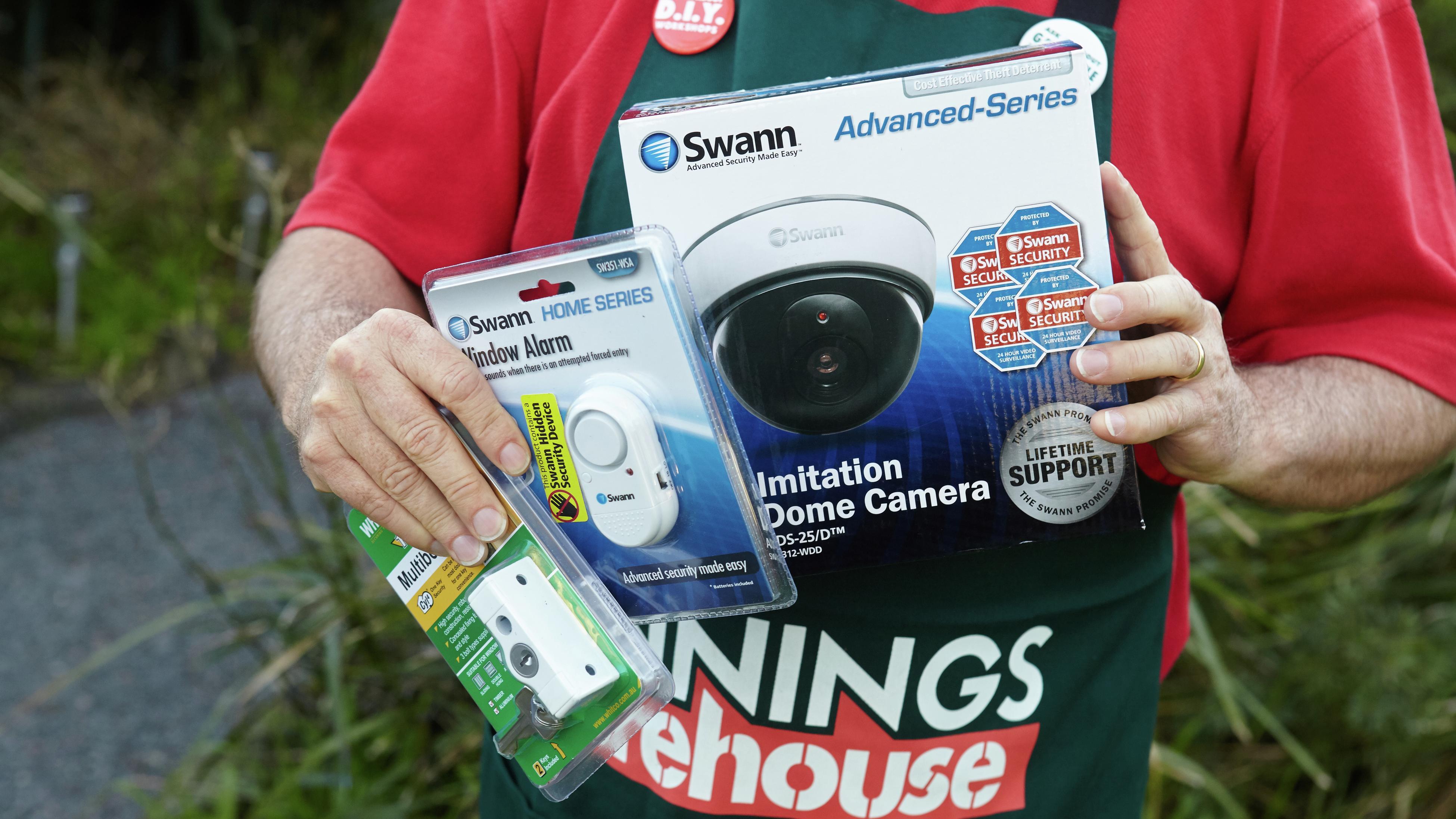 Fake security cameras store bunnings