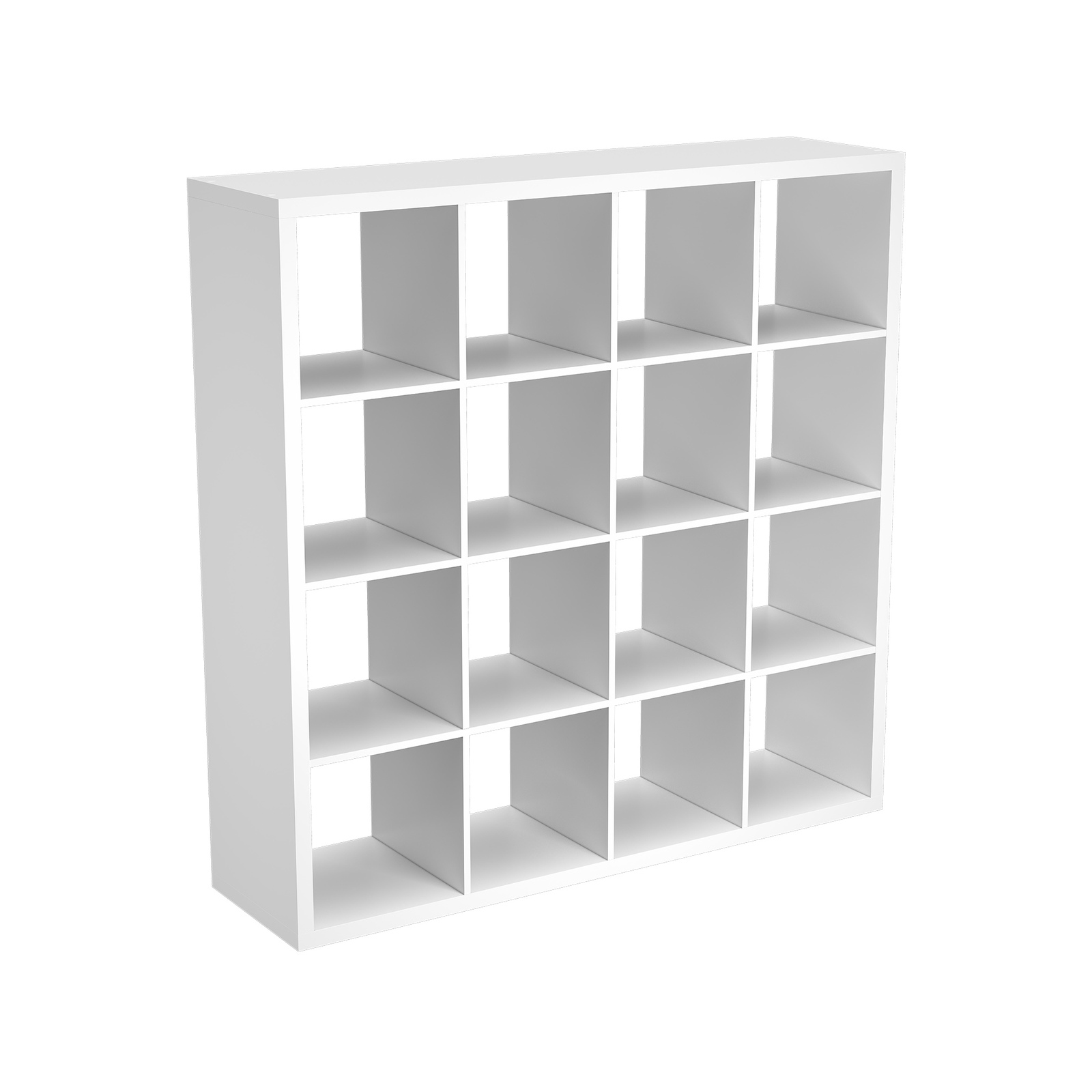 Flexi Storage Clever Cube 146 x 39 x 146cm White 4 x 4 Storage Unit