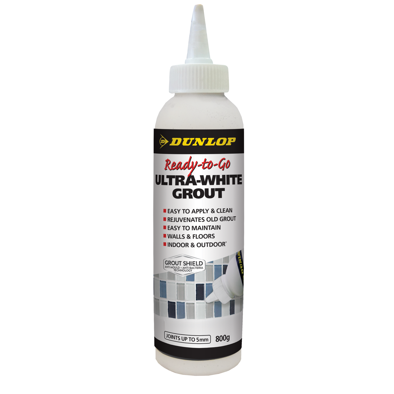 Dunlop 800g Ready To Go Coloured Grout Ultra White Bunnings Australia