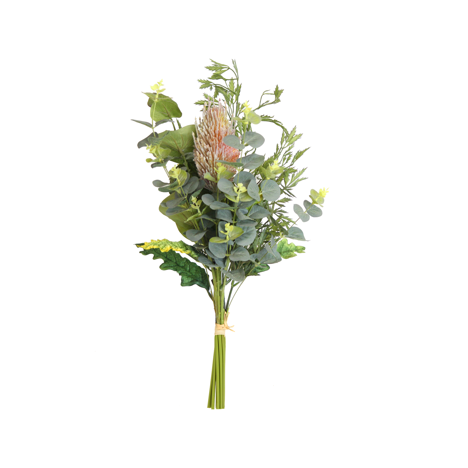 40cm Green Natives Artificial Flower Bouquet - Bunnings Australia