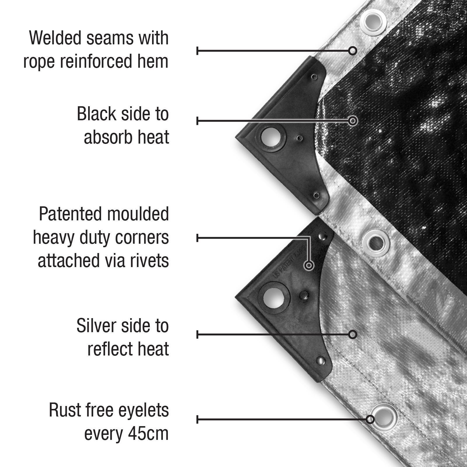 Polytuf 15.2 x 15.2m Extra Heavy Duty Tarpaulin Bunnings Australia