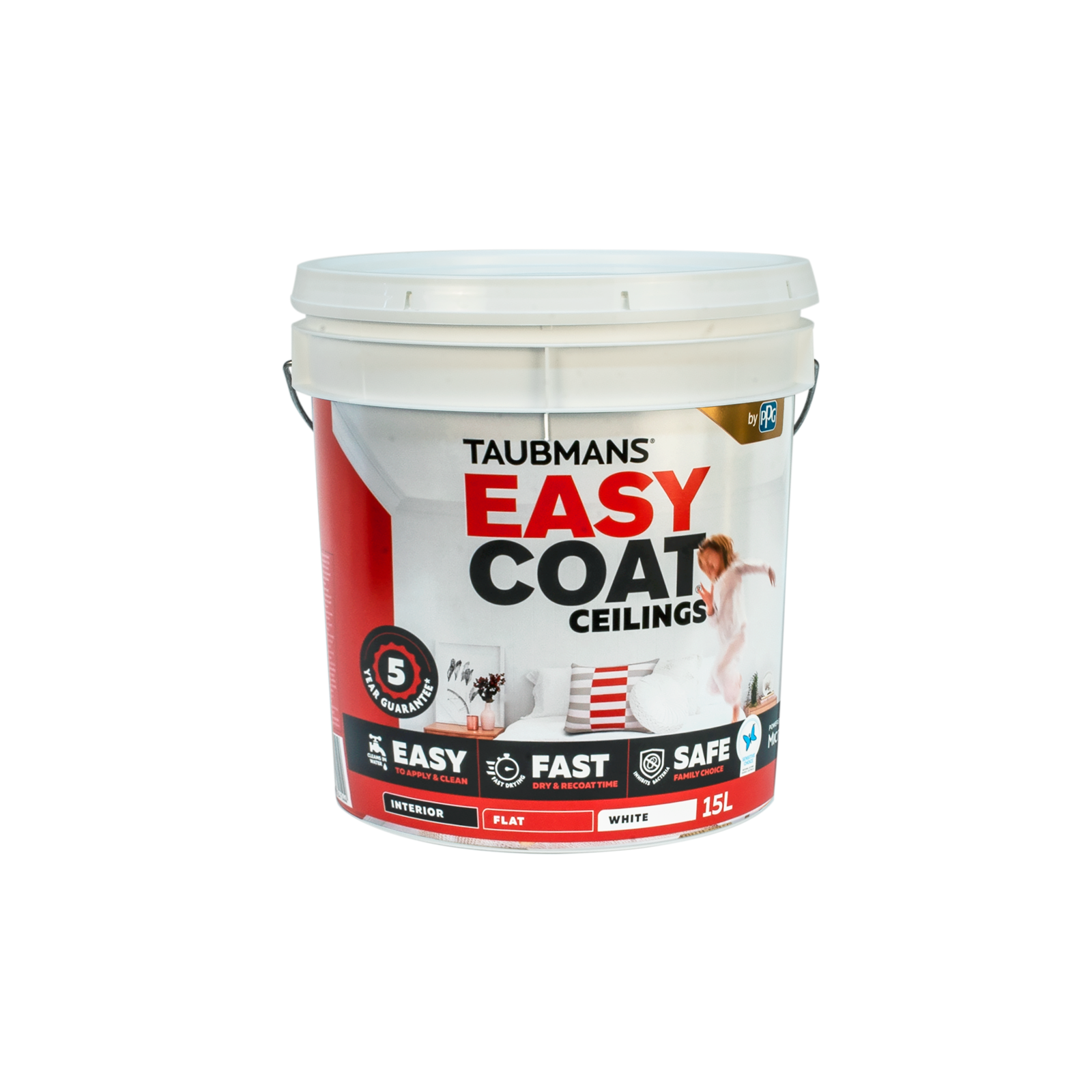Taubmans 15L White Flat Easycoat Ceiling Paint Bunnings Australia