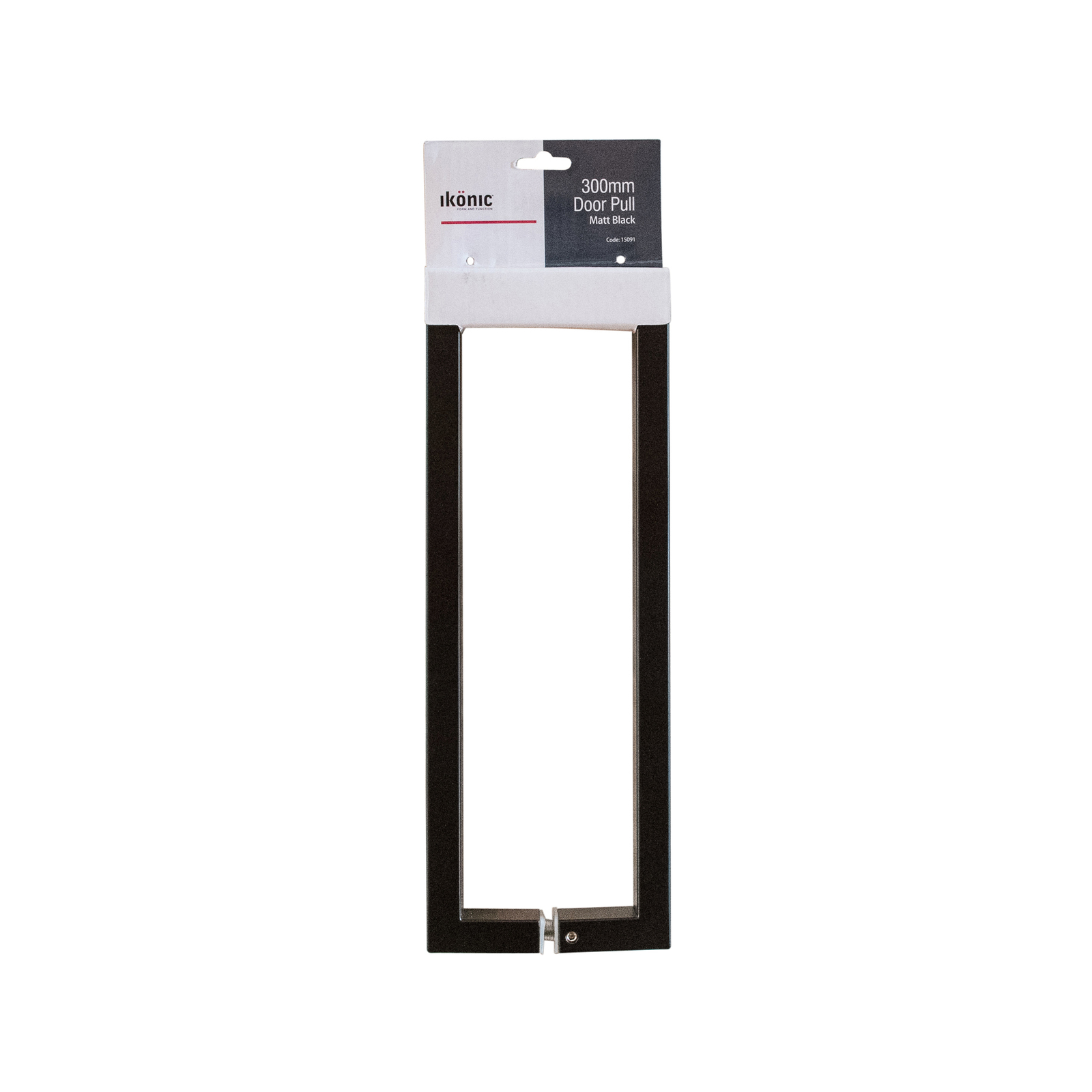 Ikonic 300 x 30mm Matte Black Entrance Pull Handle Bunnings Australia