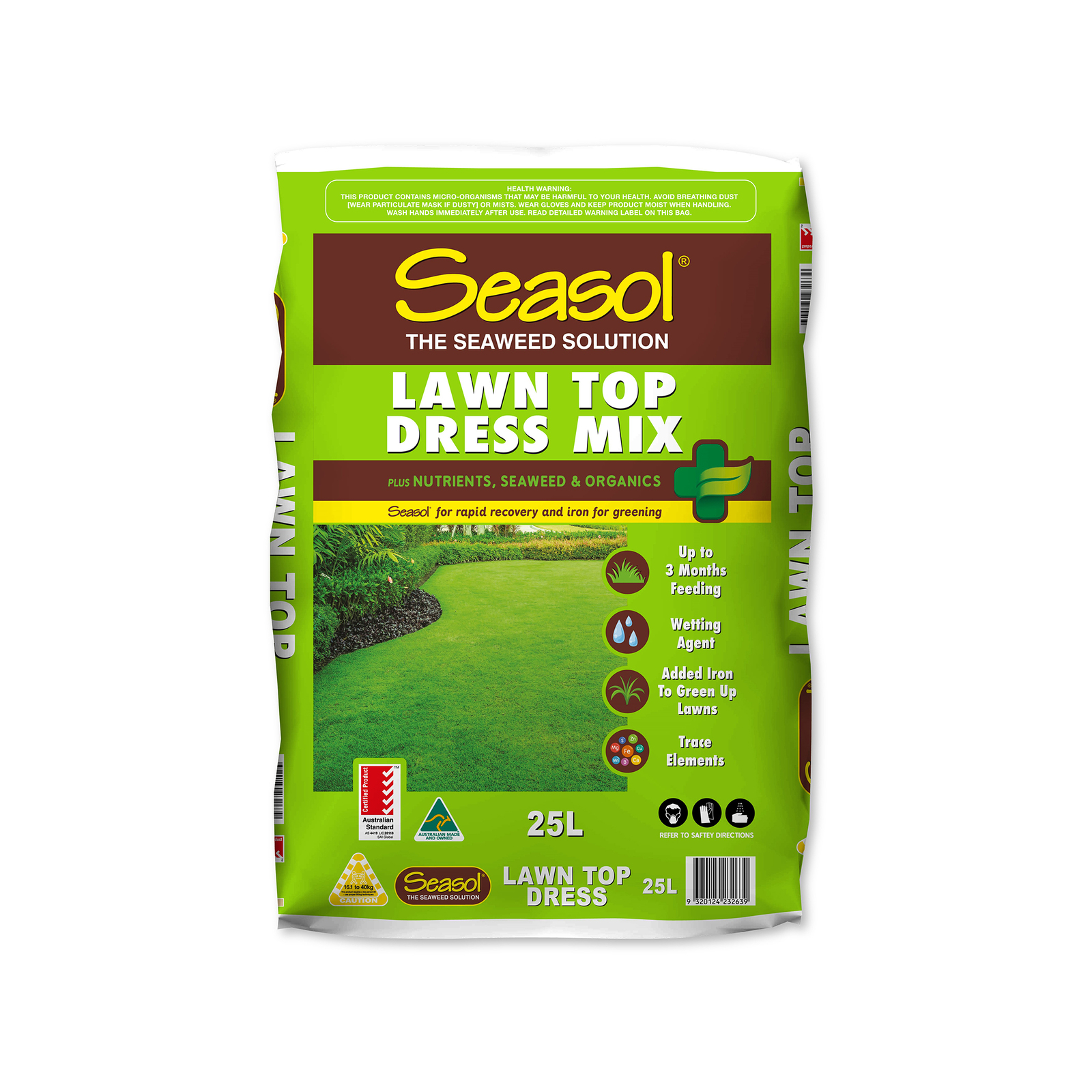 Seasol 25L Lawn Top Dress Mix Bunnings Australia