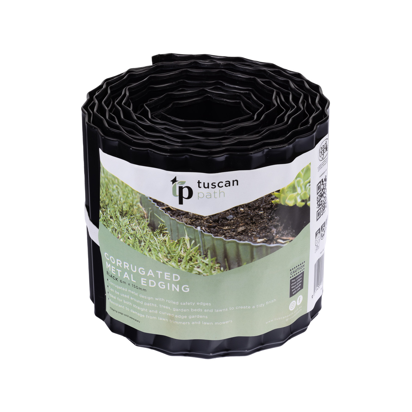 Tuscan Path 150mm x 6m Black Garden Edging Bunnings New Zealand