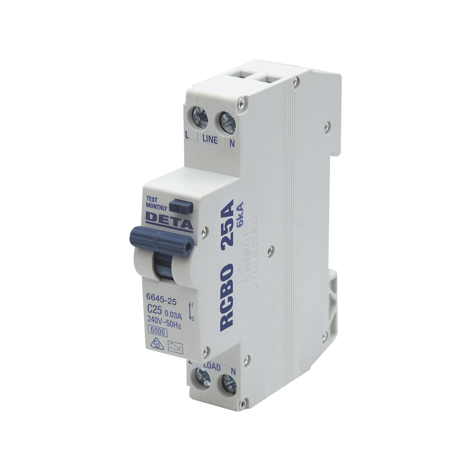 DETA 25A Residual Circuit Breaker with Overload Protection - Bunnings  Australia