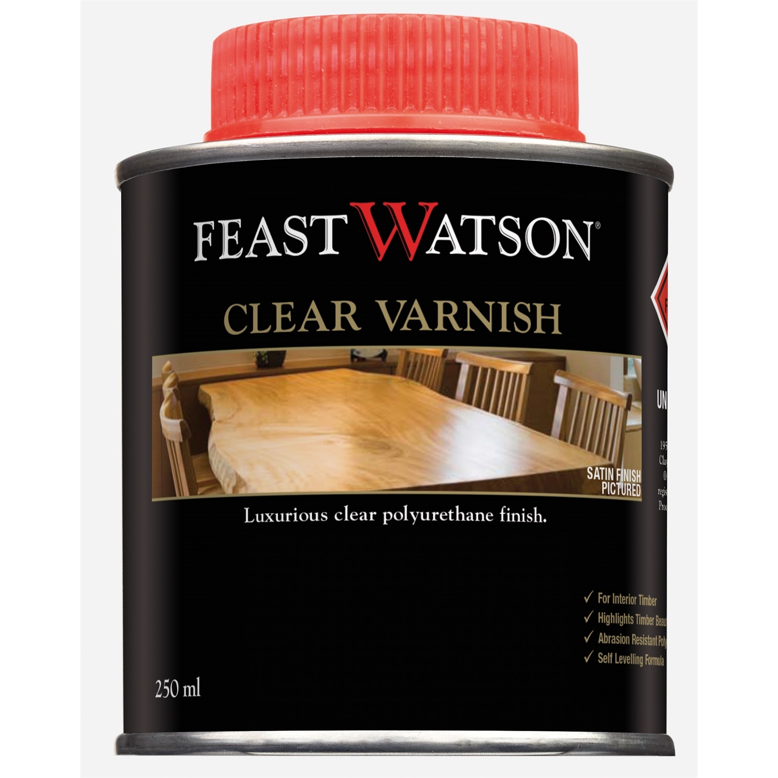 Feast Watson 250ml Gloss Clear Varnish Bunnings Australia