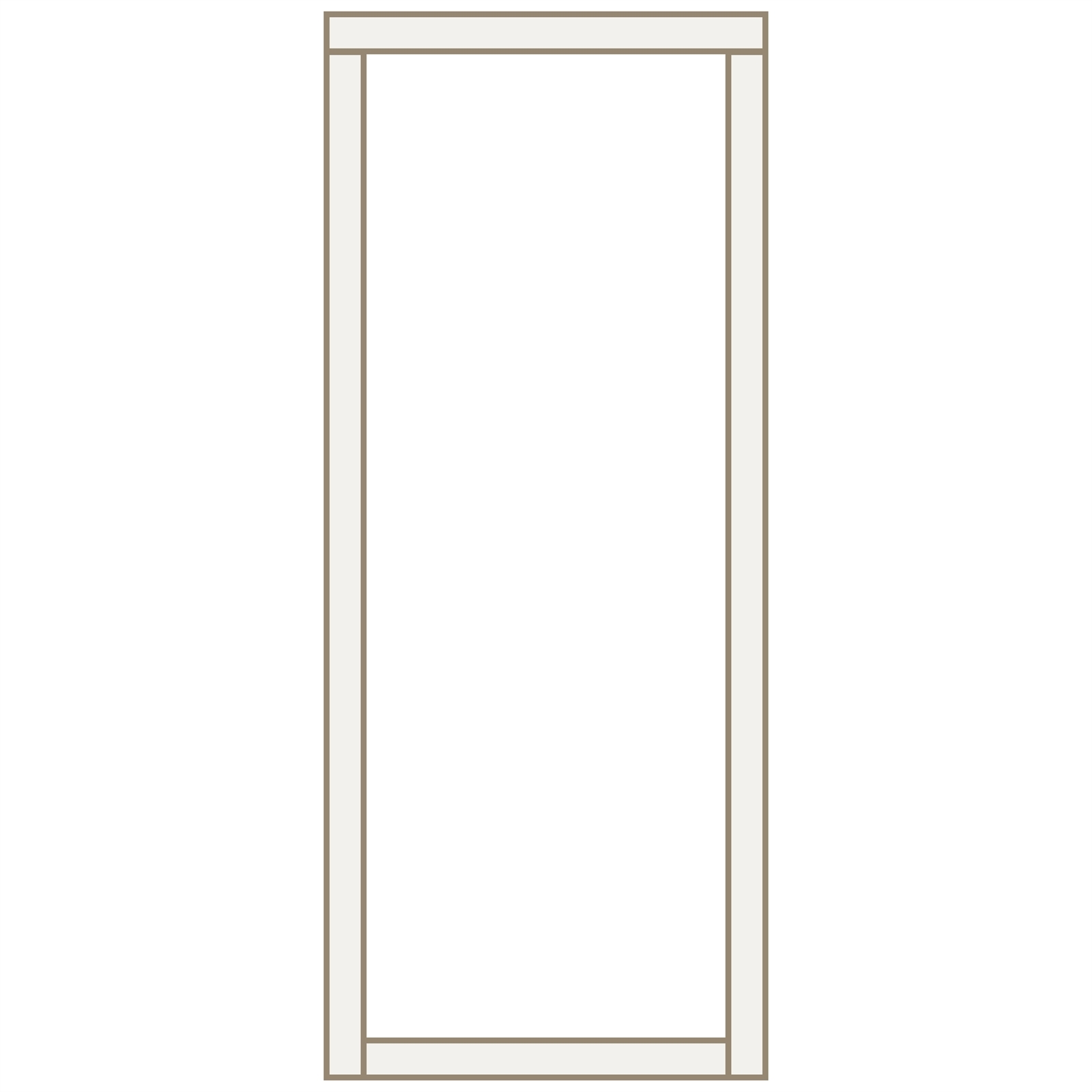 Corinthian 2100 x 867 x 40mm Assembled Entry Door Frame With Sill