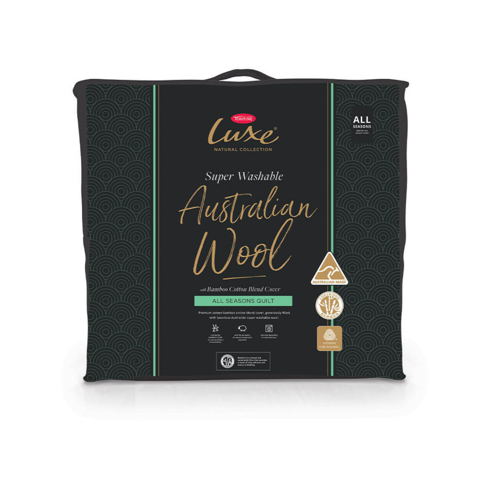 Tontine Luxe Super Australian Wool All Seasons Quilt Queen Bed