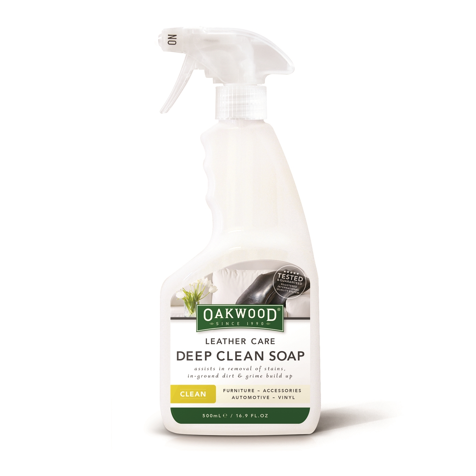Oakwood 500ml Deep Clean Leather Care Soap - Bunnings Australia