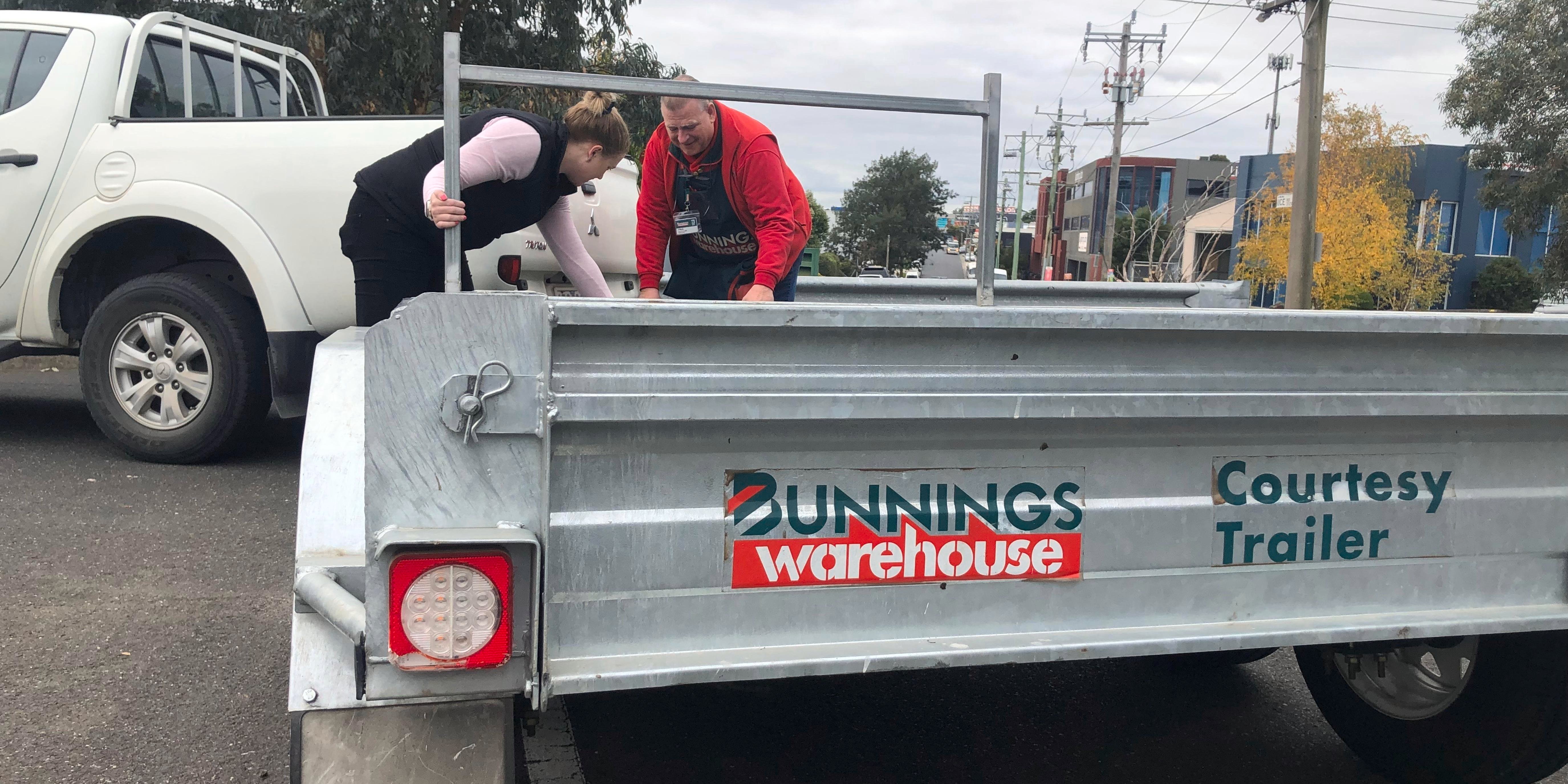 Hire store ute bunnings