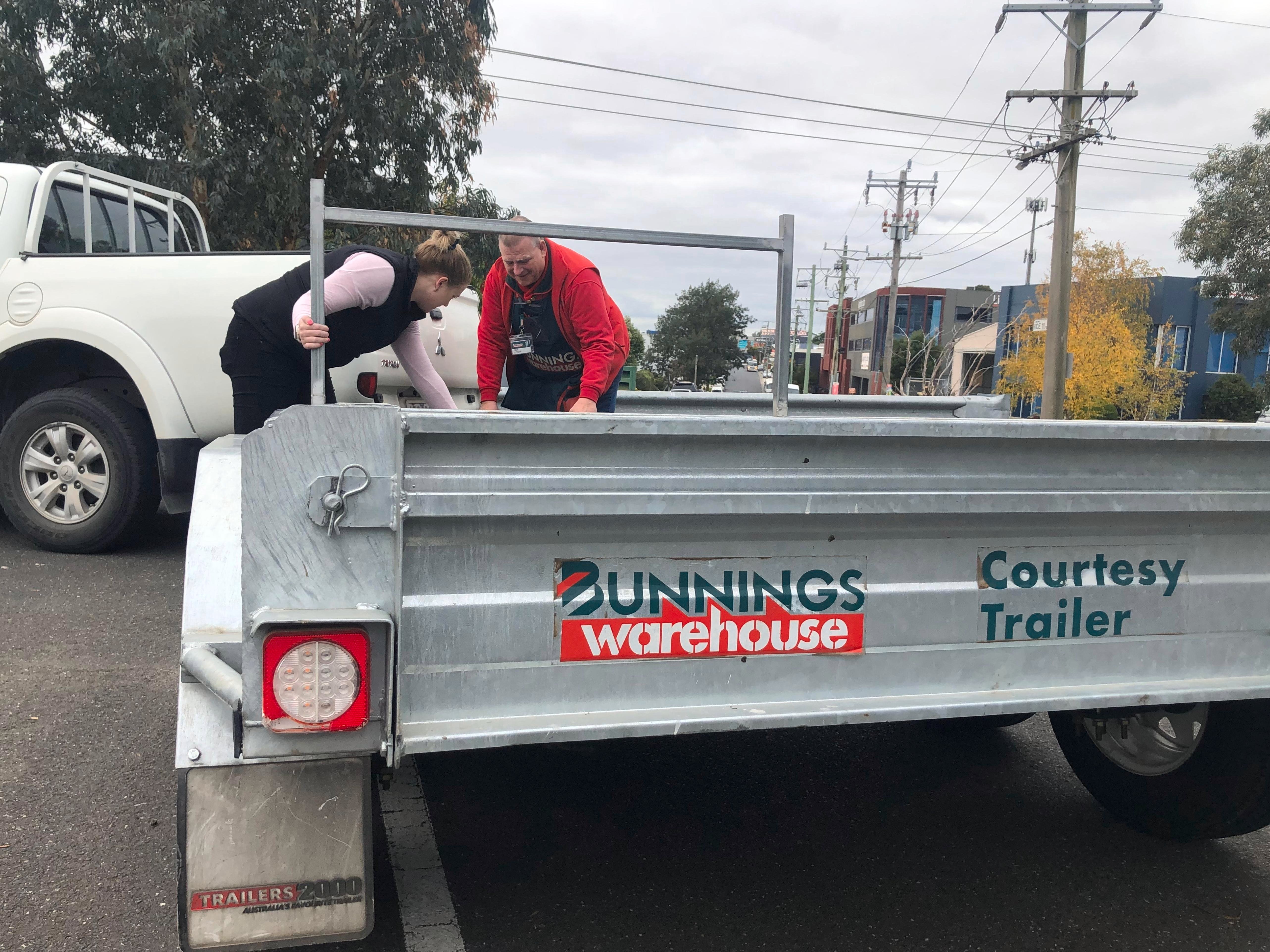 Bunnings best sale van rental