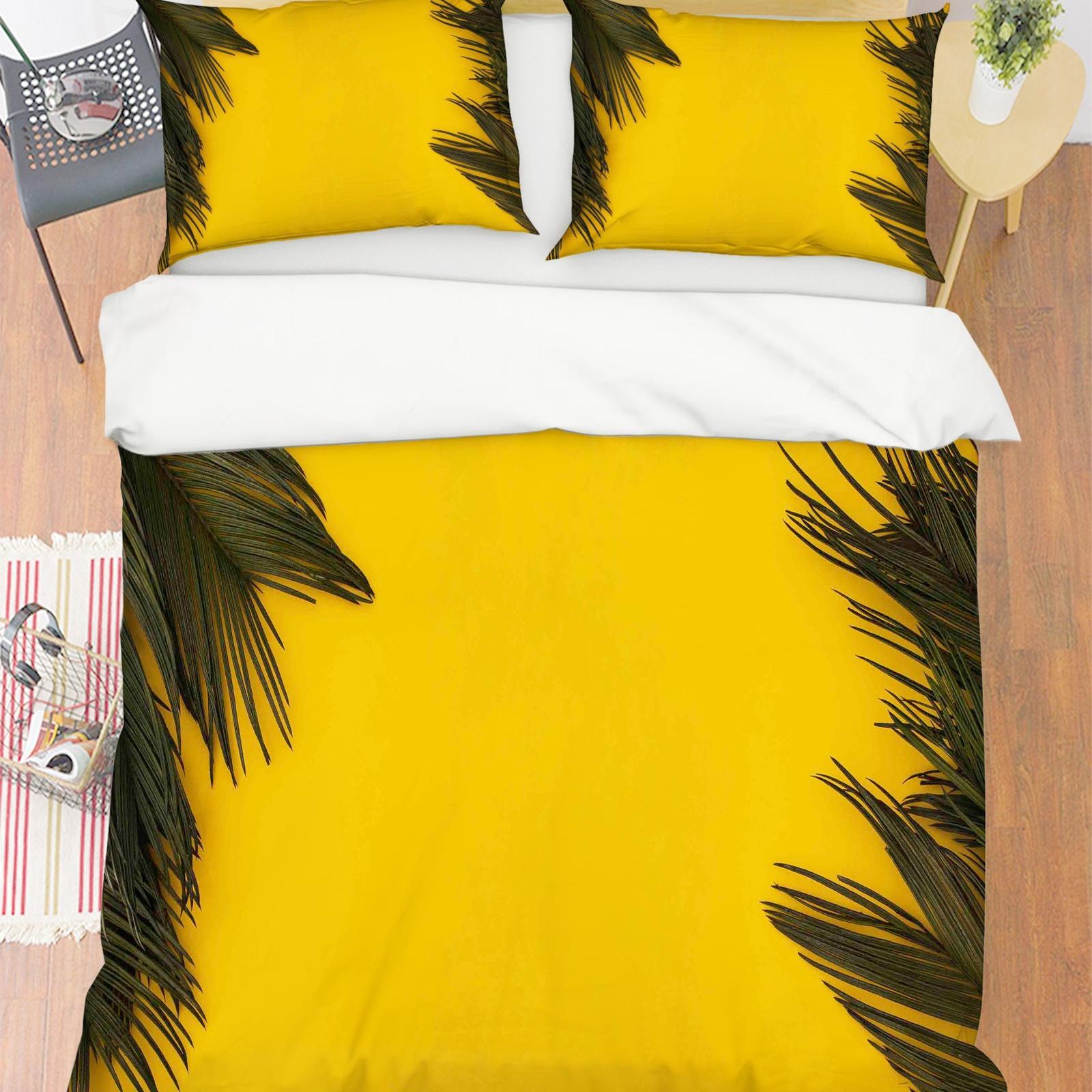 3D Yellow Trees 1009 Allan P. Friedlander Bedding Bed Pillowcases Quilt