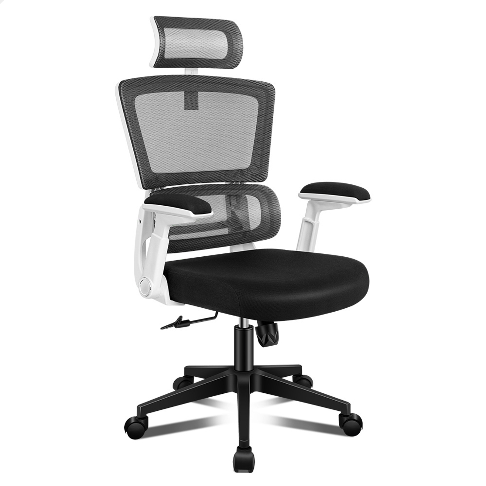 ALFORDSON Mesh Office Chair Ergonomic Black White Bunnings Australia