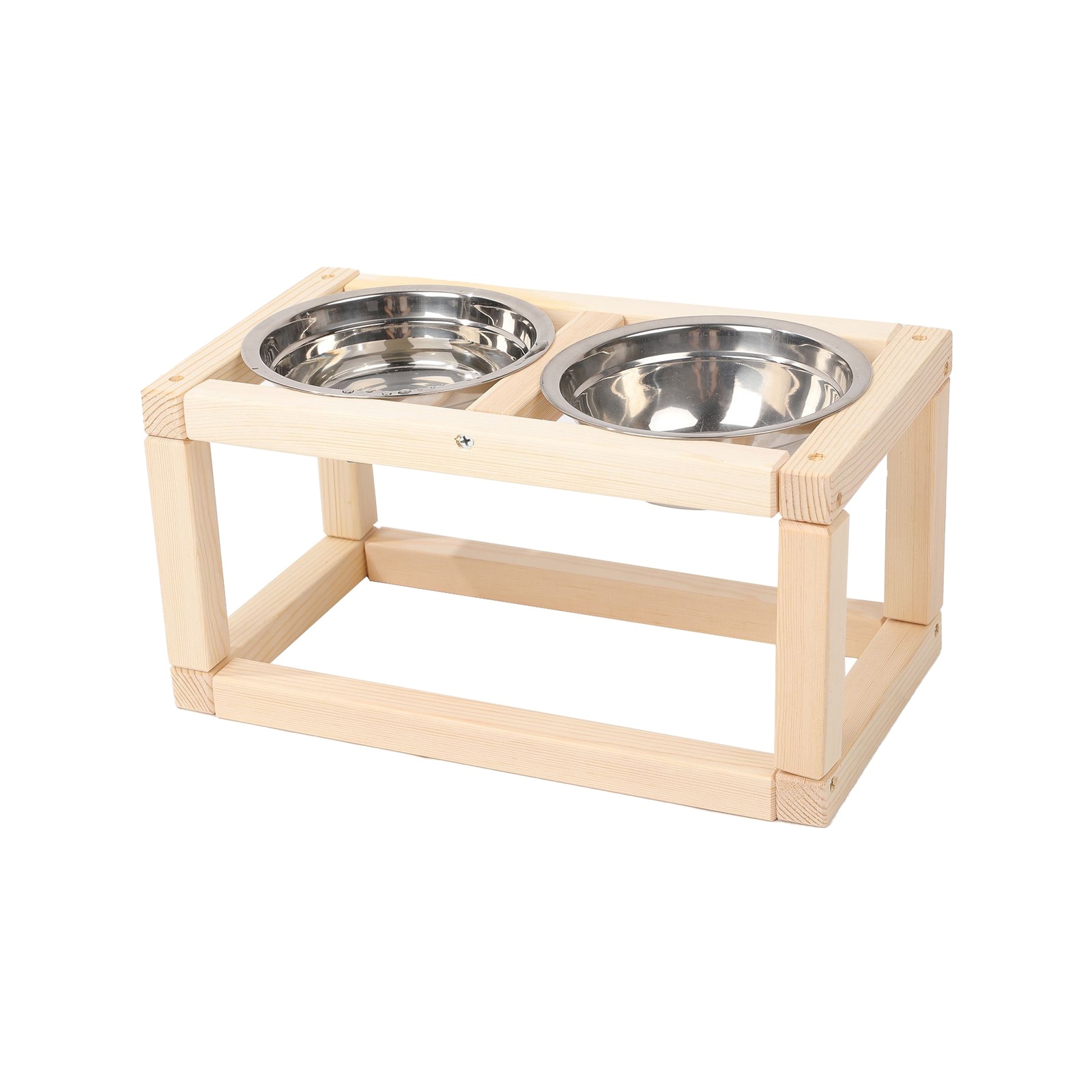 Kit Out 34 x 18 x 18cm Wood Pet Bowl Stand