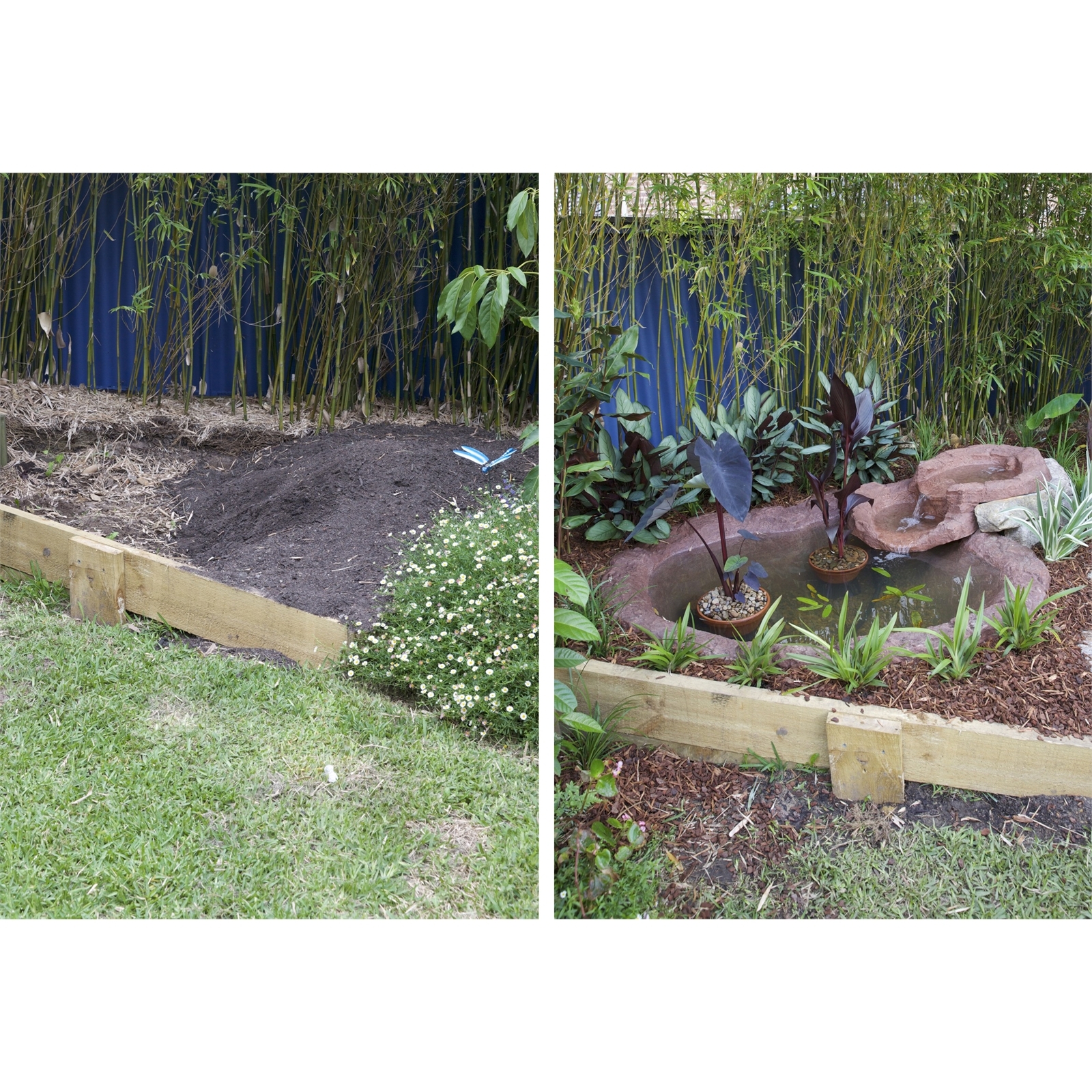 Aquapro 65L Mini Rock Look Pond - Bunnings Australia