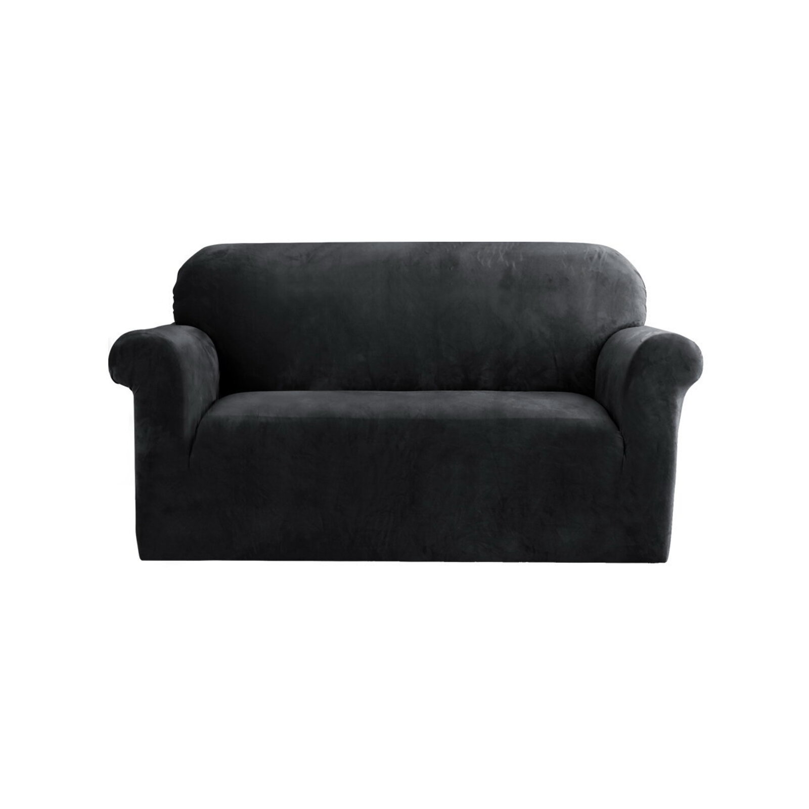 Artiss Sofa Cover Couch Covers Velvet 2 Seater Black Bunnings Australia