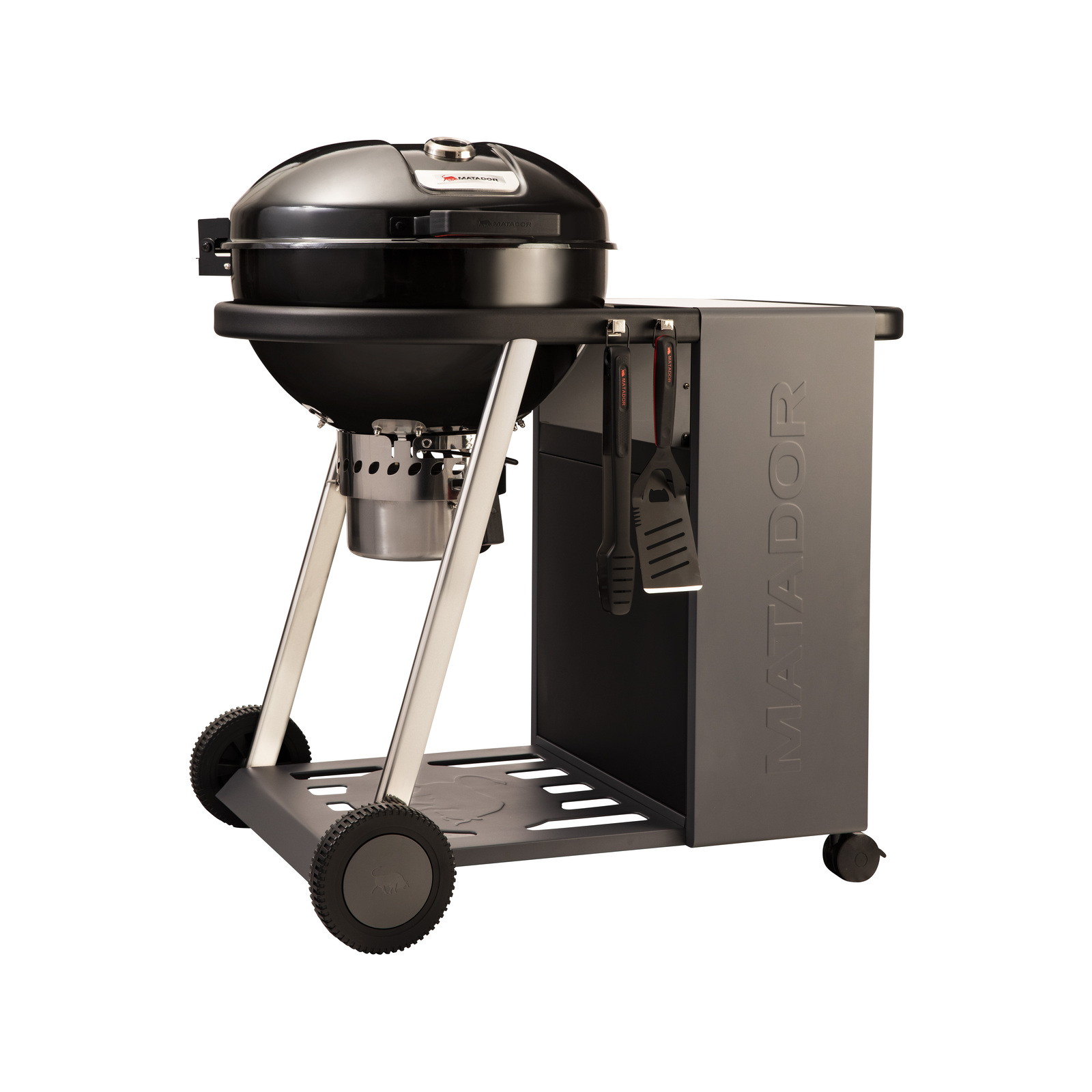 Matador Radiant Deluxe Kettle With Cart Charcoal BBQ Bunnings New Zealand