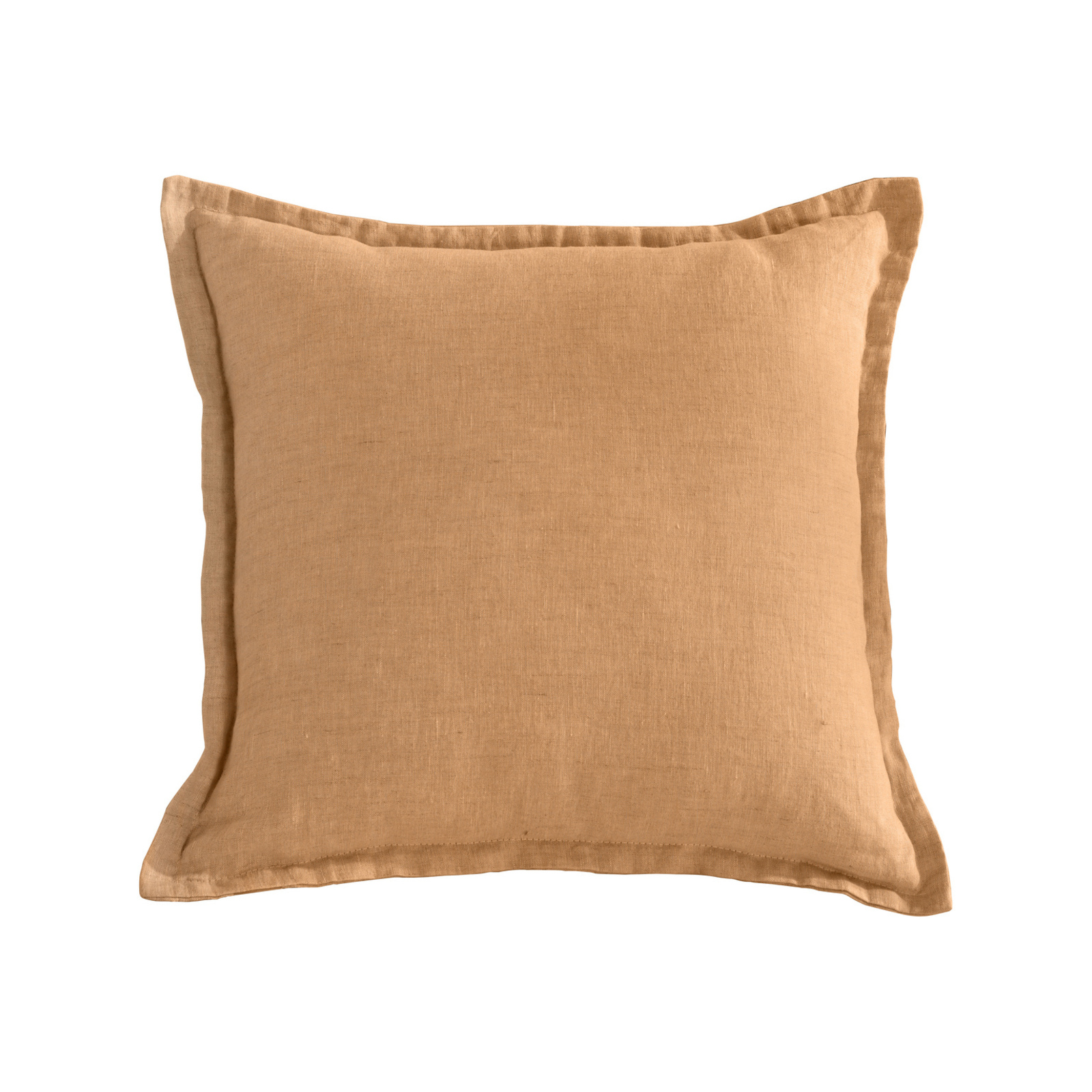 Natural Home ARDENNE Washed French Linen Cushion with Oxford Edge