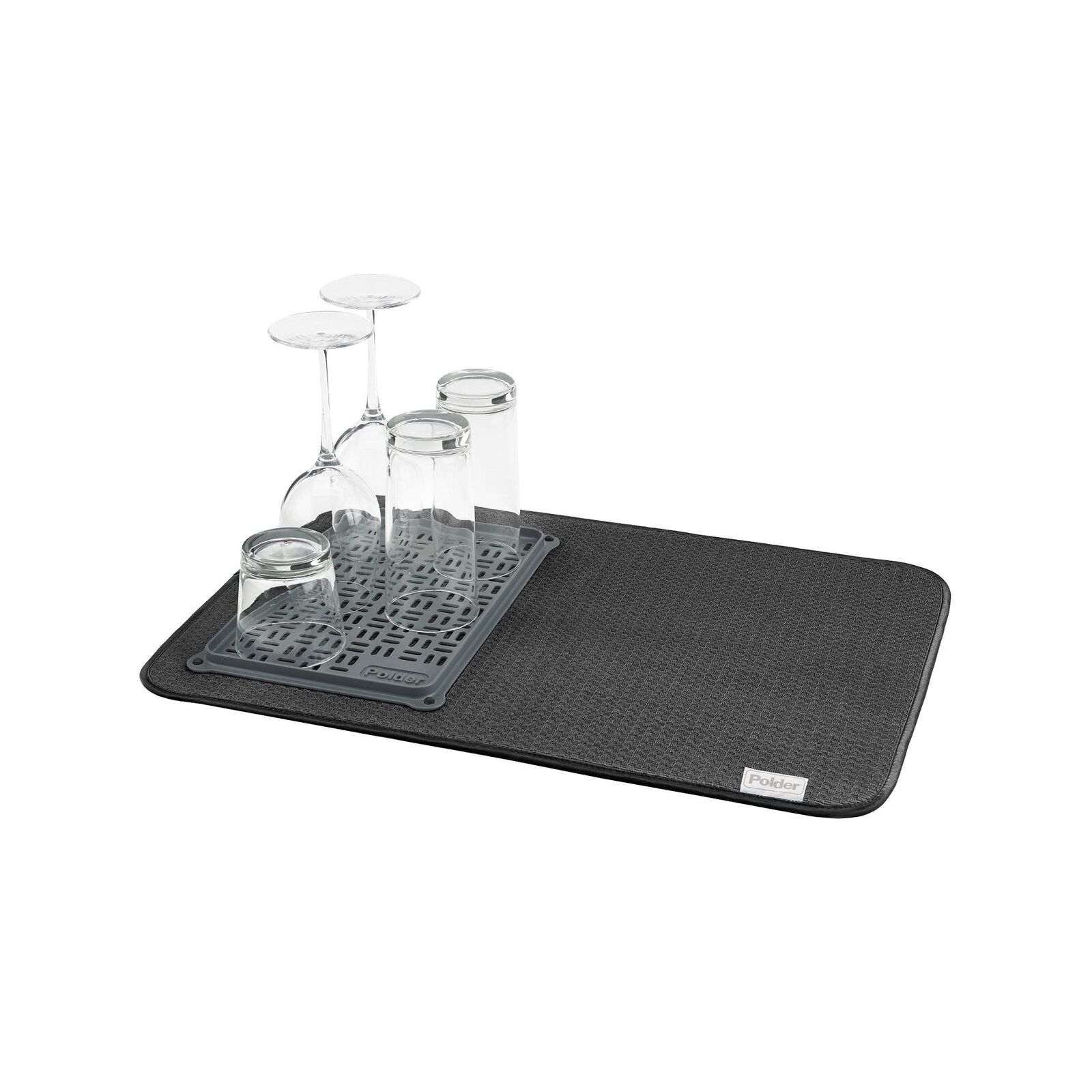 Polder Microfibre Drying Mat with Glass Tray Bunnings Australia