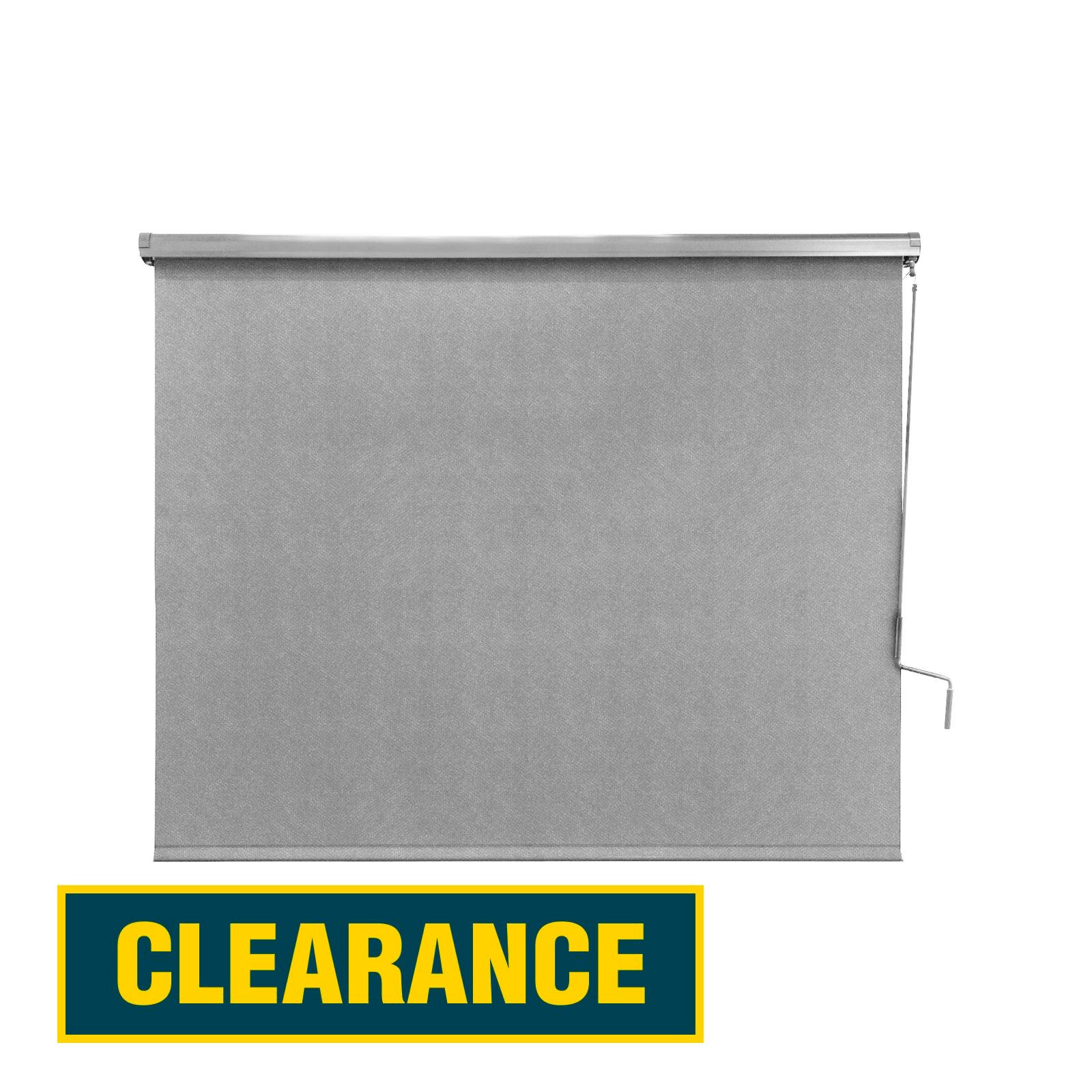 Coolaroo 2.4 x 2.4m Steel Outdoor Roller Blind with Pelmet Bunnings