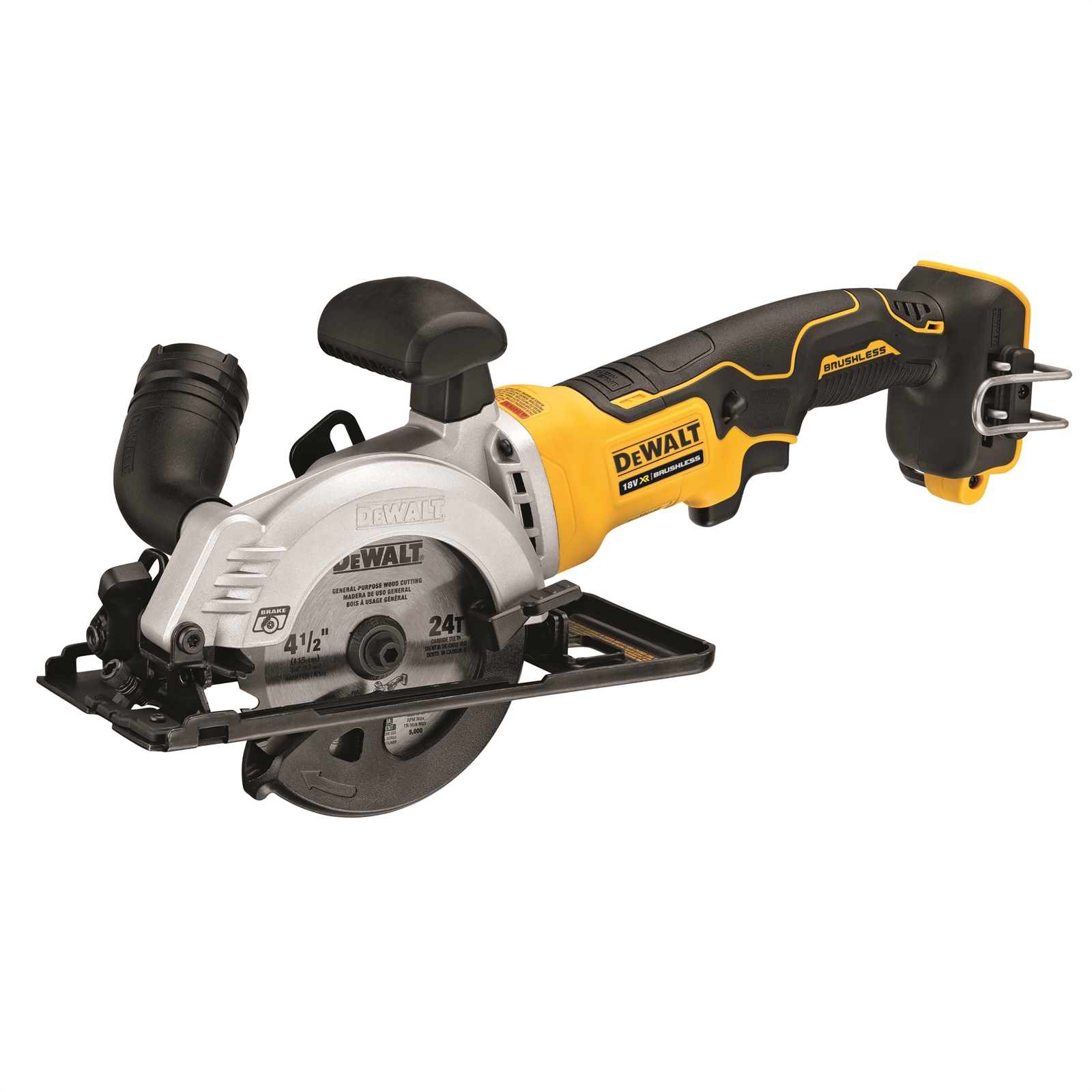 Image of DeWalt DCS571B cordless circular saw on Lowes website