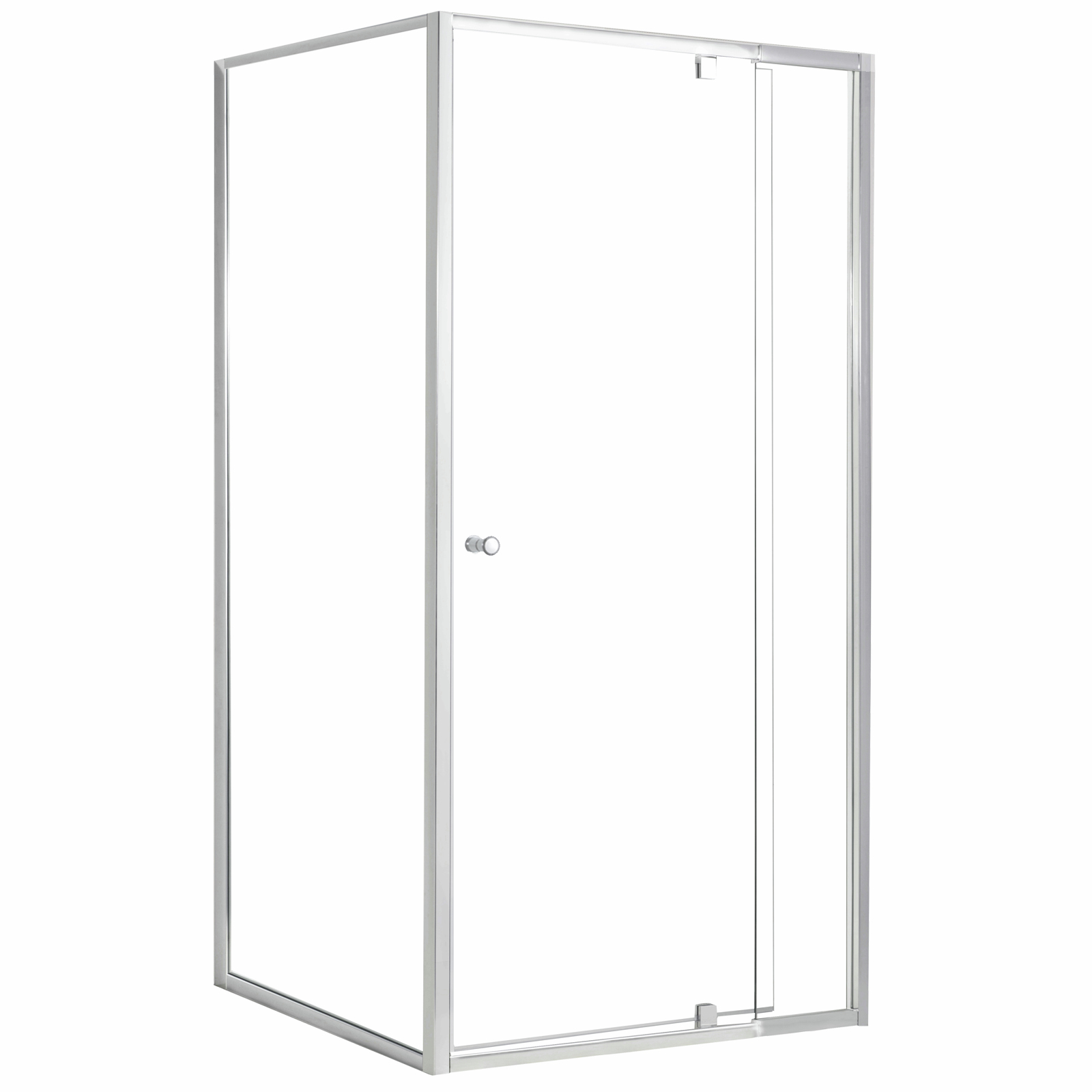Estilo 900 x 1830mm Chrome Semi Frameless Shower Screen Bunnings