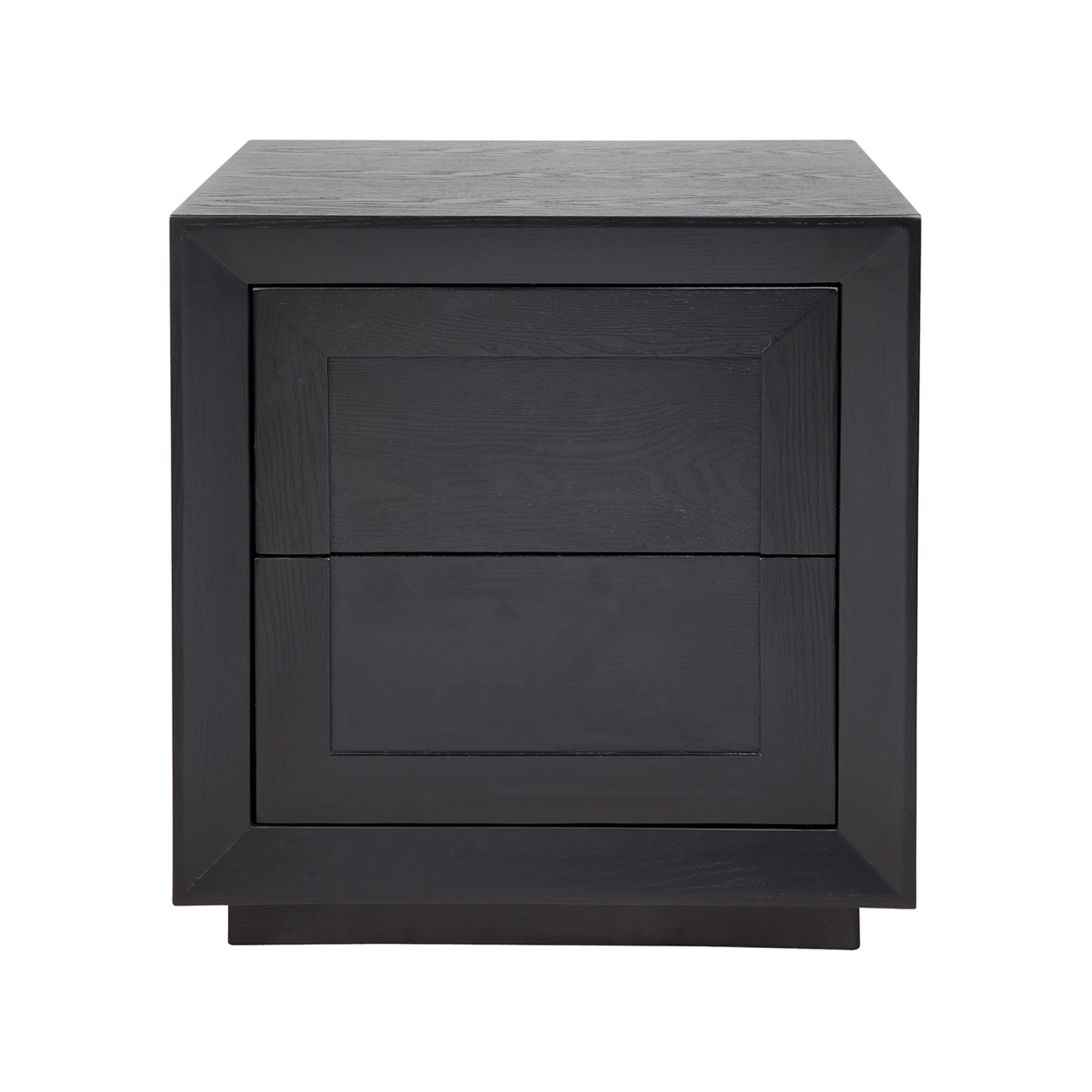 Balmain Oak Tall Bedside Table - Black - Bunnings Australia