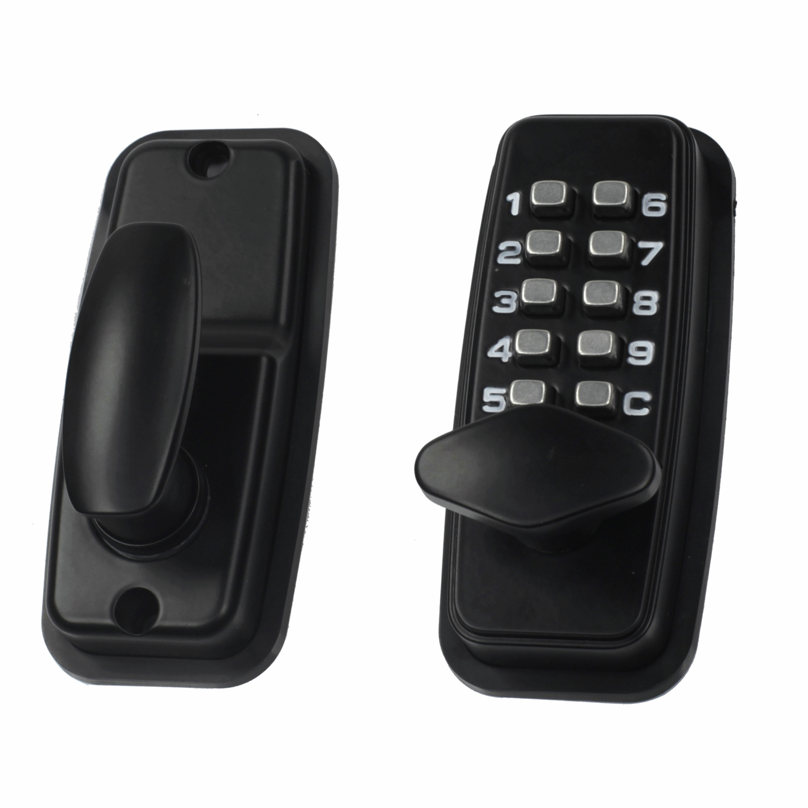 Ikonic Matte Black Digital Entry Lock Bunnings Australia